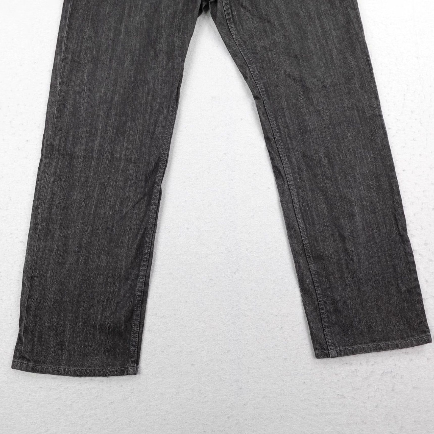 Denime VINTAGE LRG Jeans Mens 38x33 Black Denim Loose Baggy Straight Leg Skater Y2K Size US 38 / EU 54 - 3 Thumbnail