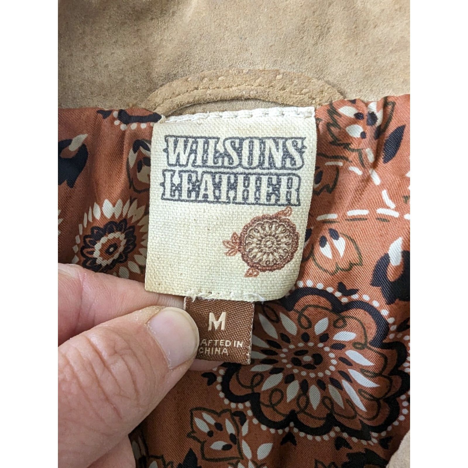 Vintage VINTAGE Wilsons Leather Western Blazer Jacket Women’s Suede Beige Tan Size M 細 Size M / US 6-8 / IT 42-44 - 4 Thumbnail