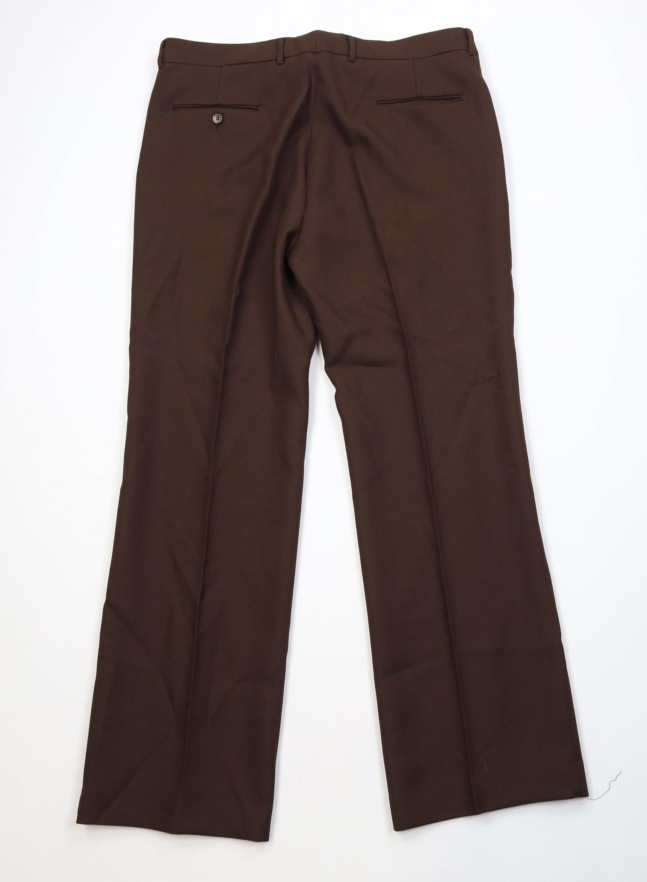 Vintage Deadstock Vintage 70s Streetwear Chino Pants Brown USA Size US 40 / EU 56 - 9 Thumbnail