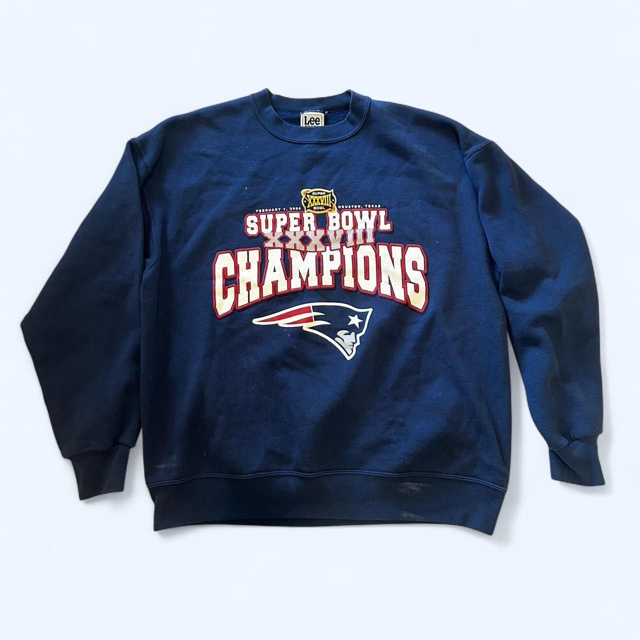 Lee Vintage New England Patriots 2004 Super Bowl Crewneck Size US L / EU 52-54 / 3 - 1 Thumbnail