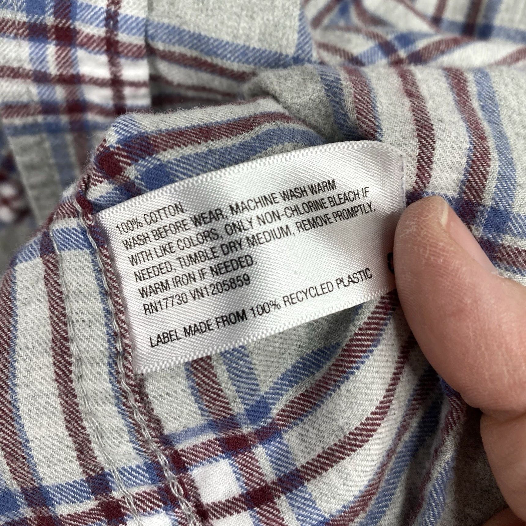 Vintage Goodfellow & Co Flannel Shirt Mens M Gray Plaid Cotton Button-Up Casual Winter Fall Size US M / EU 48-50 / 2 - 6 Thumbnail