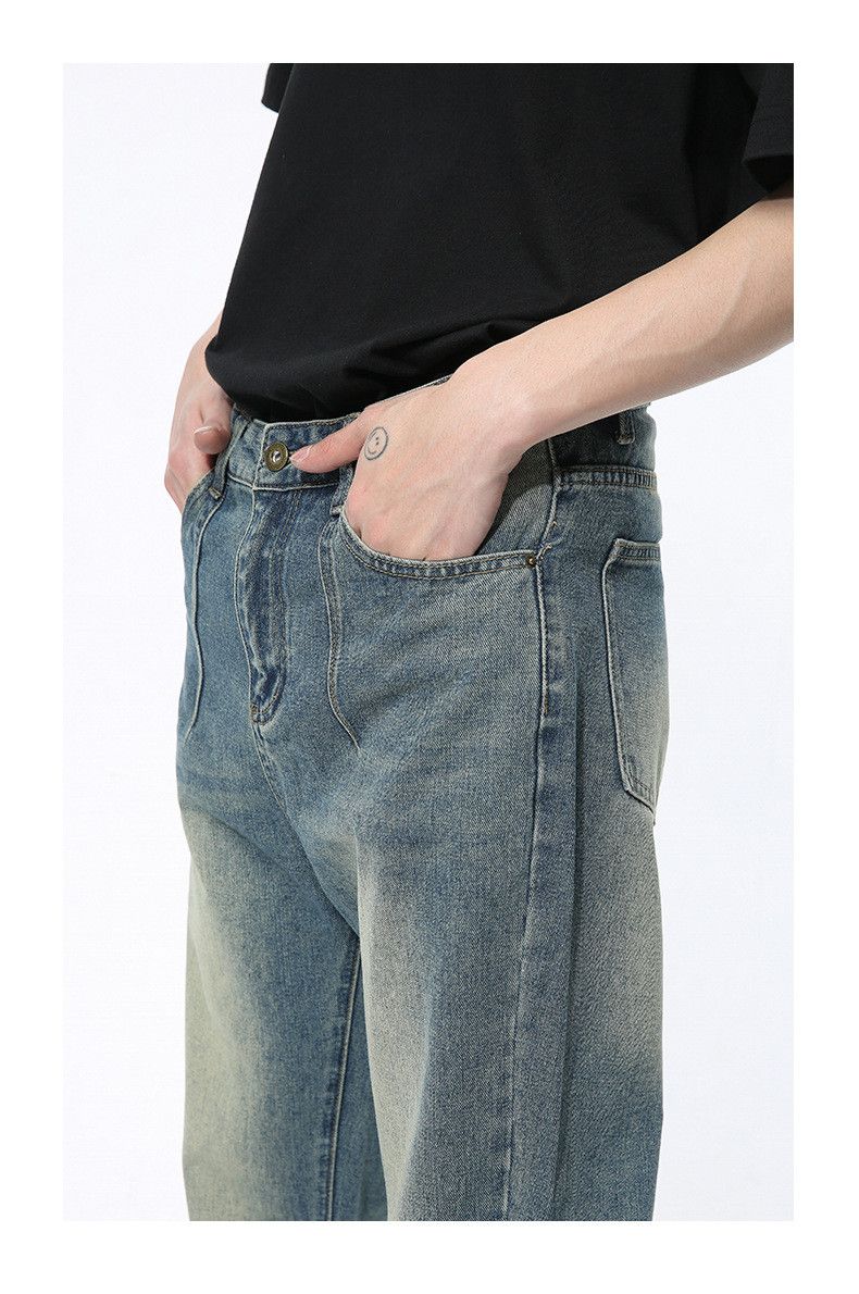 Japanese Brand × Jean High street washed distressed straight bootcut jeans y2k Size US 32 / EU 48 - 5 Thumbnail