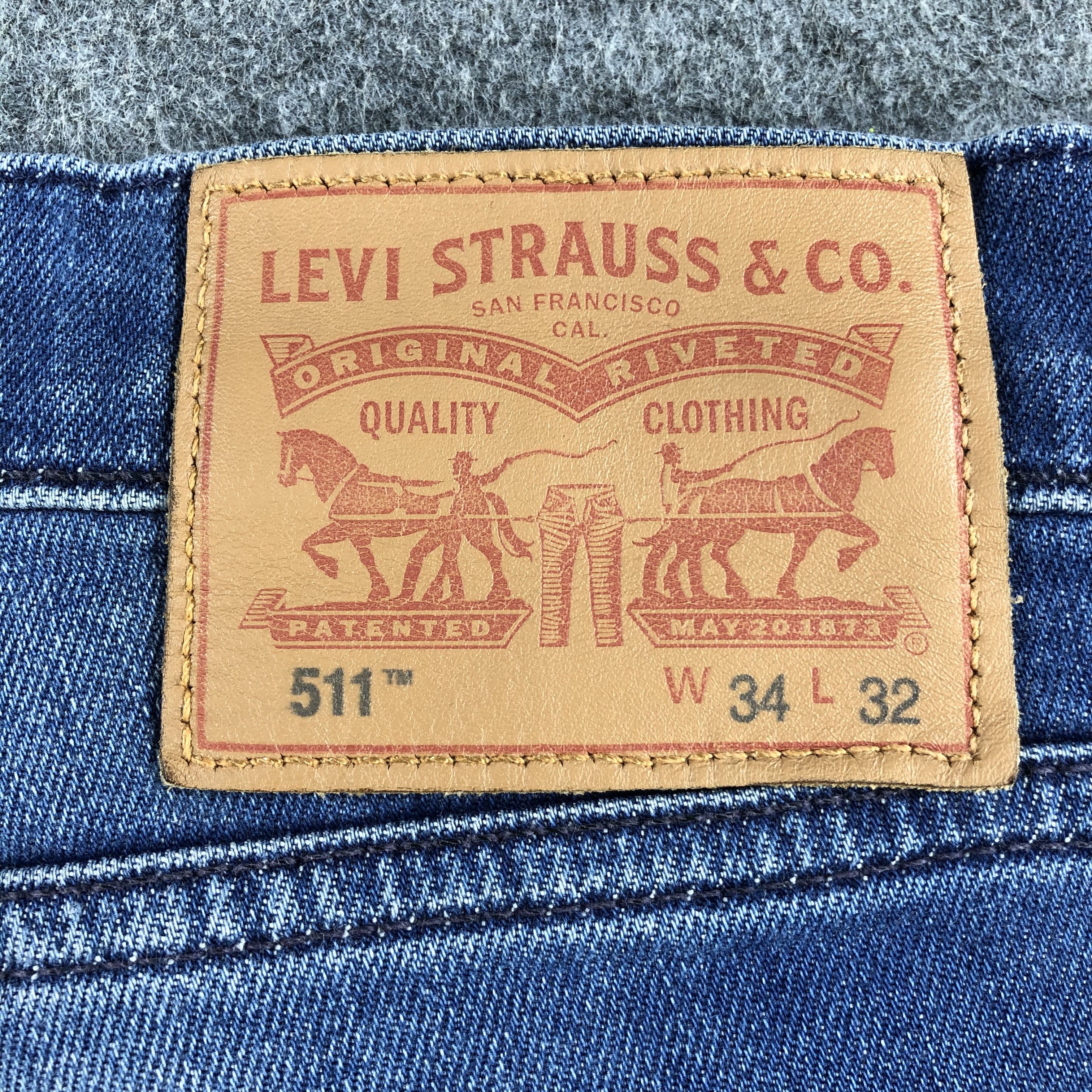 Levi's Vintage Blue Wash Levis 511 Jeans-J2158 Size US 34 / EU 50 - 5 Thumbnail