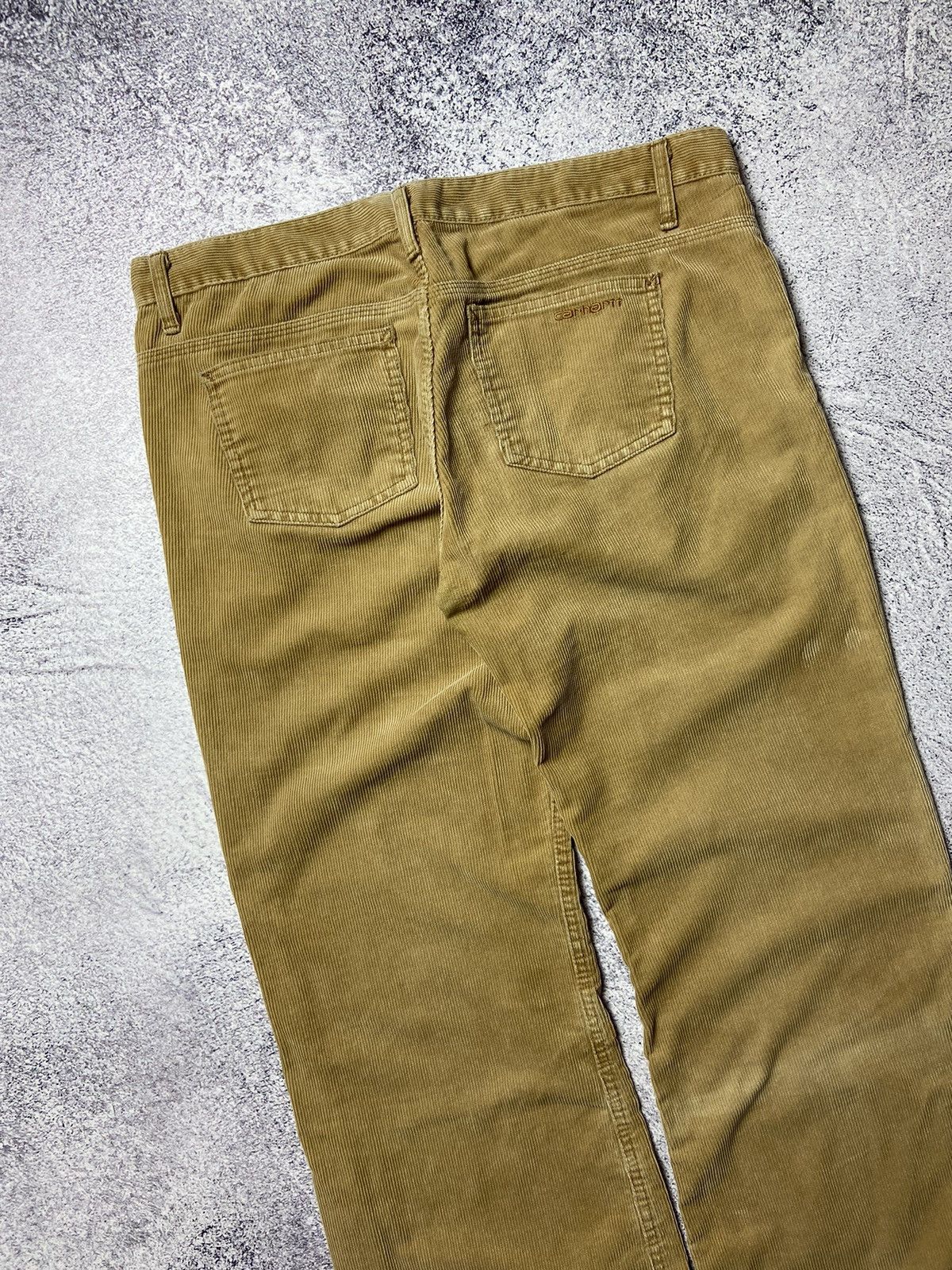 Carhartt × Vintage Vintage Carhartt Velvet Pants Rare Skate Rap Style Street Size US 31 - 3 Thumbnail