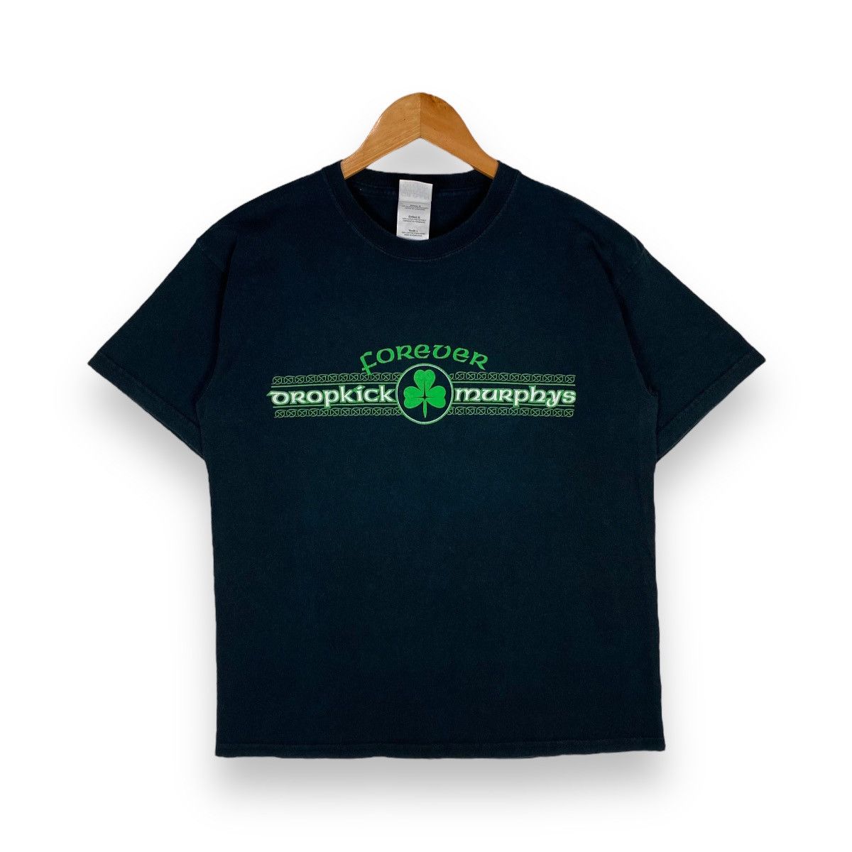 image of Band Tees x Vintage Dropkick Murphys American Celtic Punk Tee in Black, Men's (Size Small)