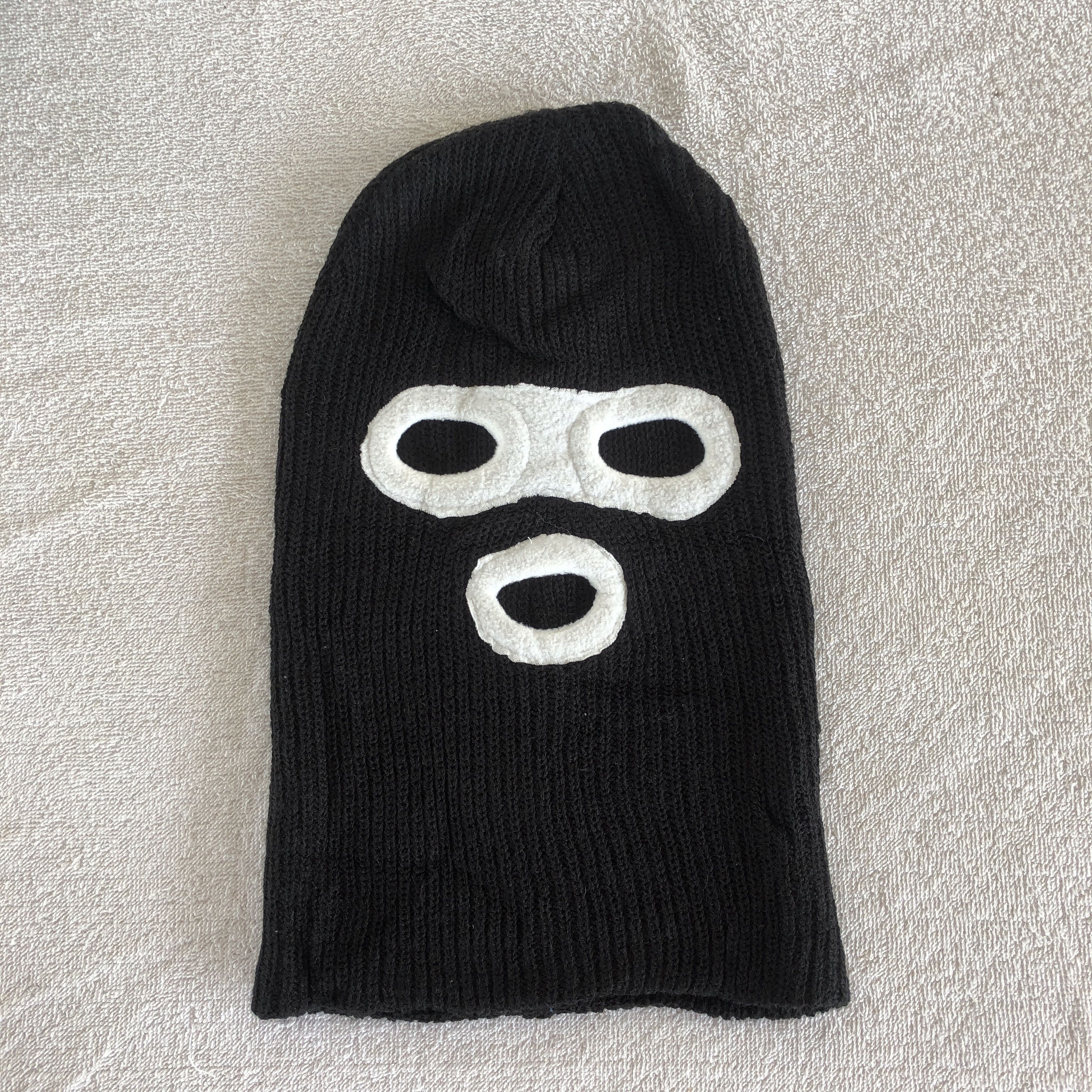 Japanese Brand × Other Vintage 90s Balanclava Beanie Knitted Snow Caps Hats Size ONE SIZE - 5 Thumbnail