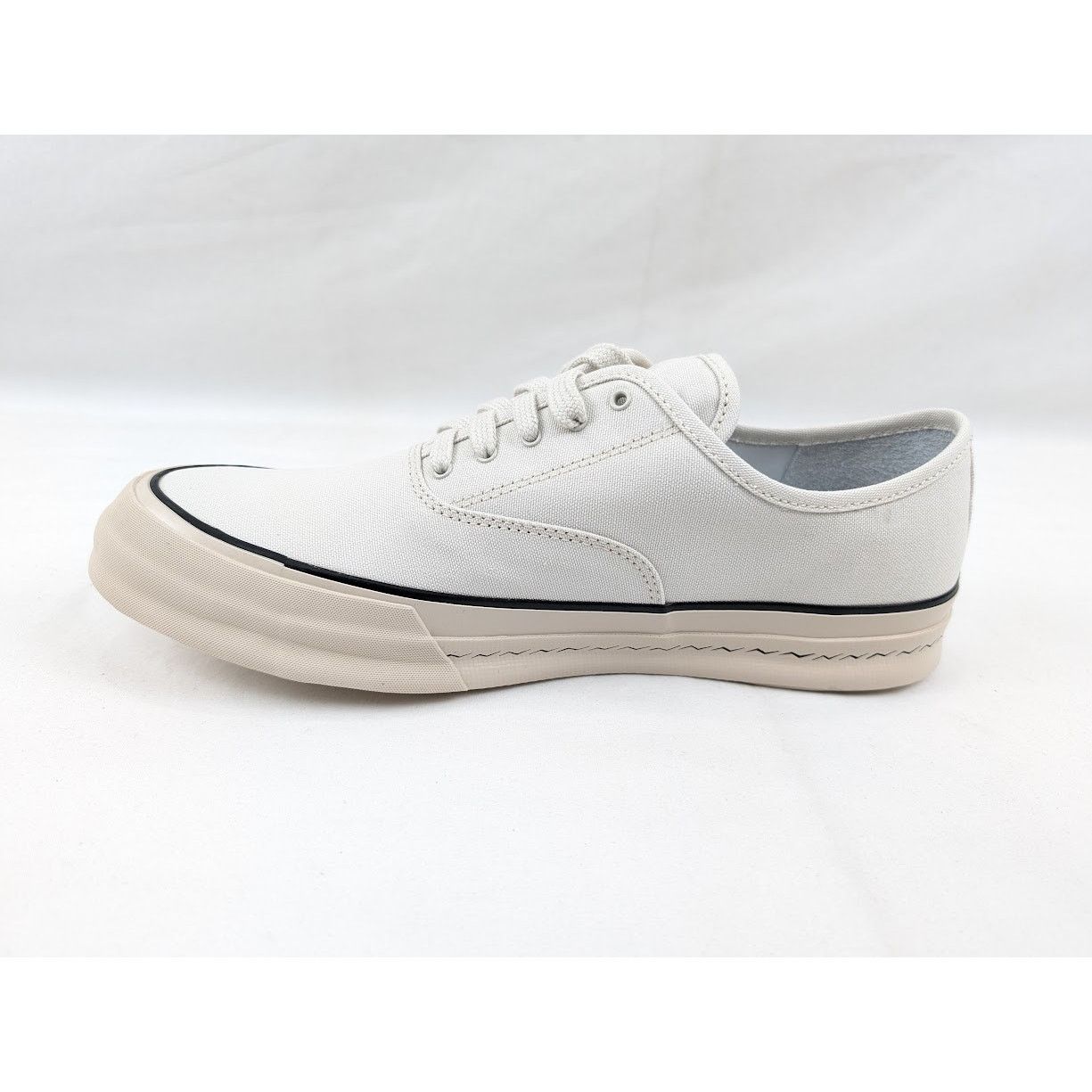 Visvim o1rshd1 Logan Deck Lo Sipe Sneakers in Ivory Size US 11 / EU 44 - 8 Thumbnail
