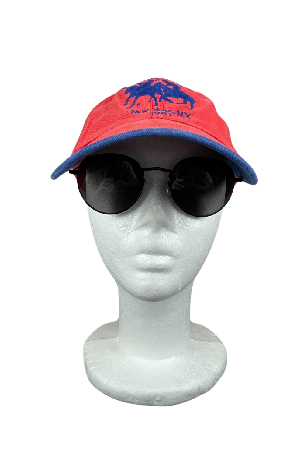Polo Ralph Lauren POLO RALPH LAUREN 3-CAP — 2000s ARCHIVE — RED/ROYAL TWO-TONE Size ONE SIZE - 4 Thumbnail