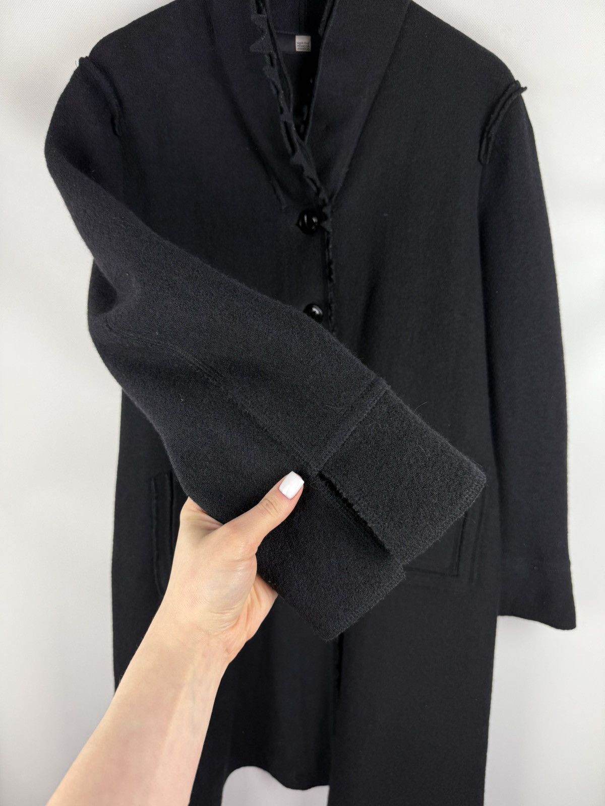 Marithe + Francois Girbaud Girbaud Cravatatakiller Avant-garde Wool Coat Jacket Size M / US 6-8 / IT 42-44 - 10 Thumbnail