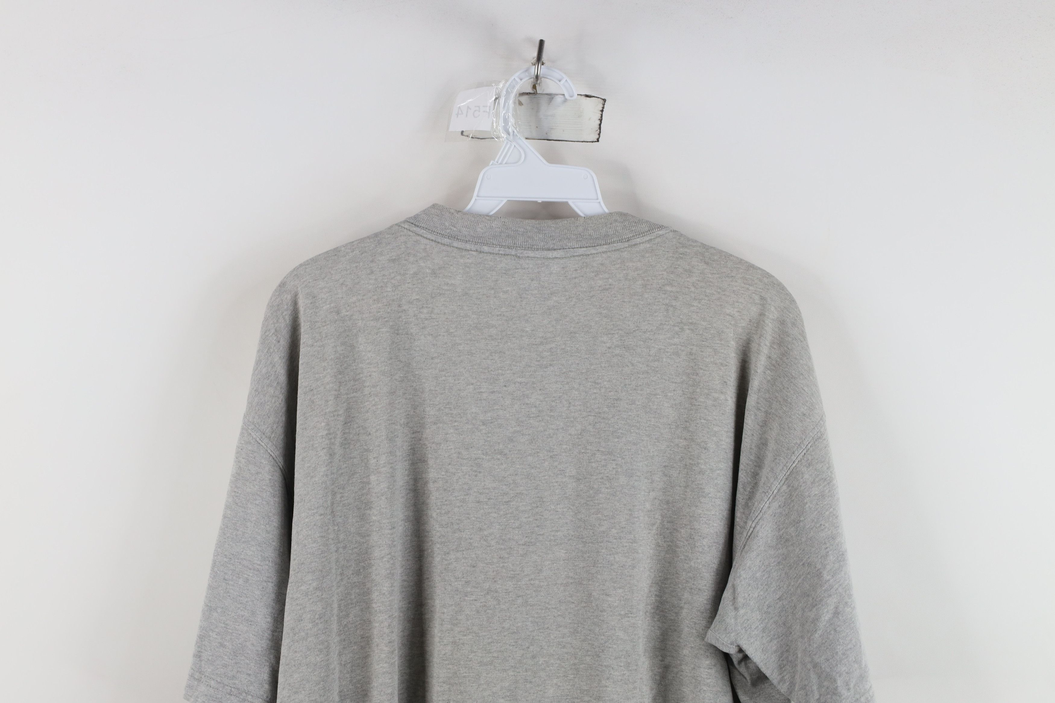 Vintage Vintage 90s Streetwear Heavyweight T-Shirt Heather Gray Size US L / EU 52-54 / 3 - 12 Thumbnail
