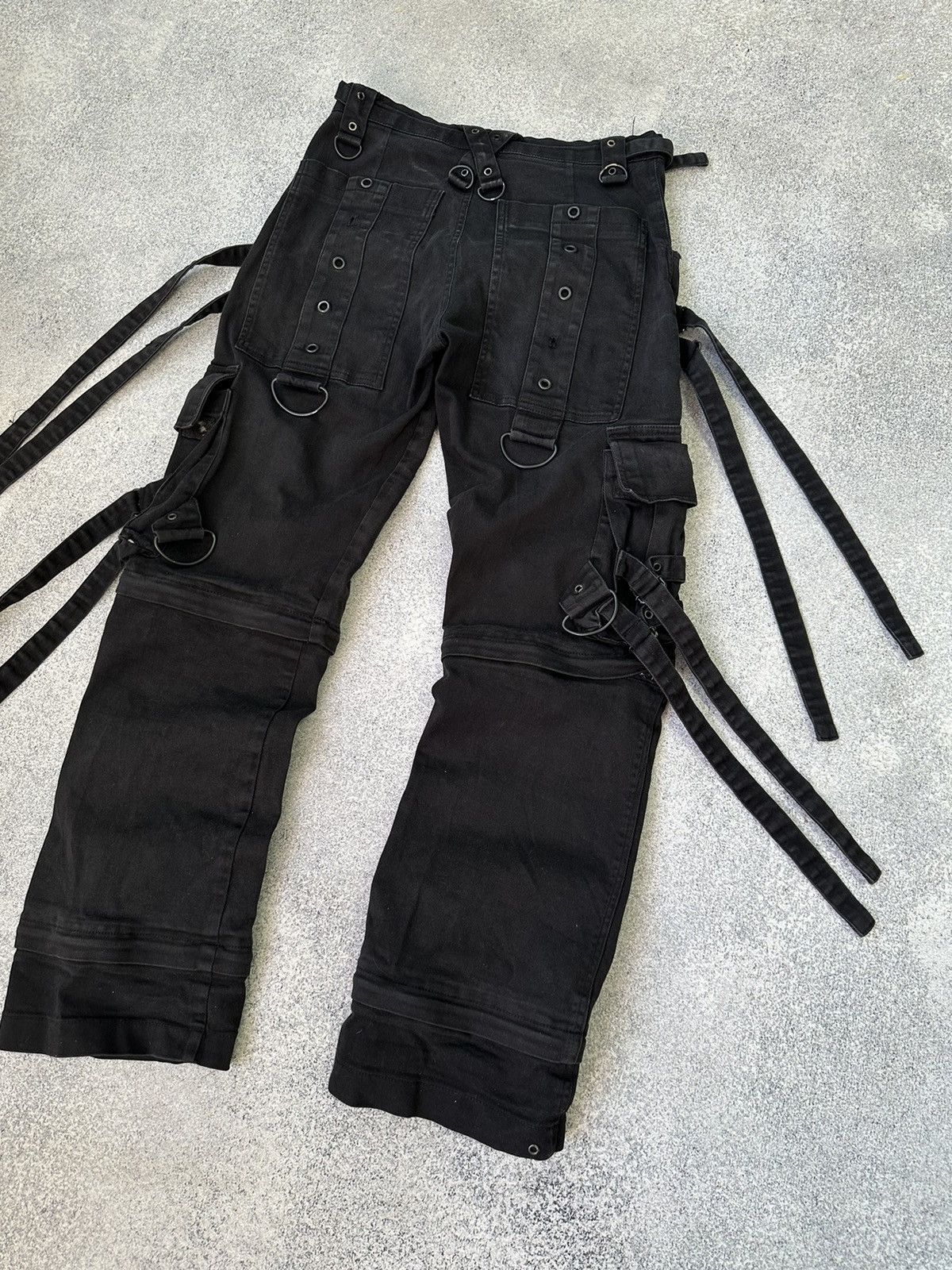 Vintage Vintage Gothicana by Emp Bondage Japanese Cargo Pants Size US 30 / EU 46 - 13 Thumbnail