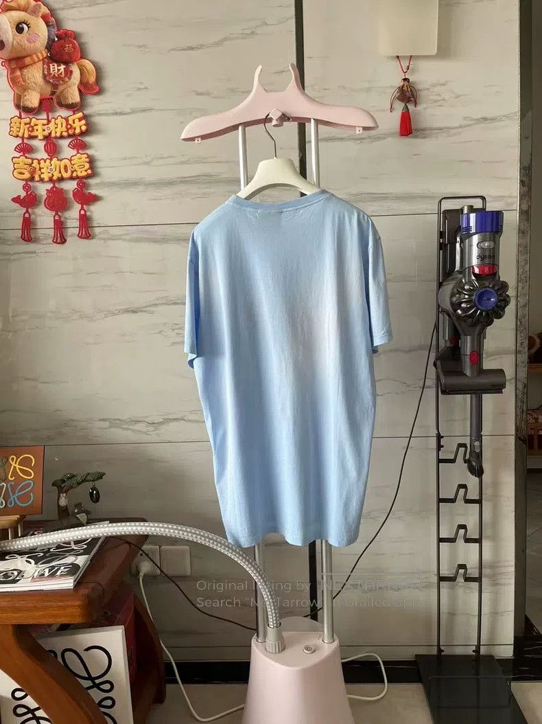Loewe Loewe Blue Short Sleeve Size L / US 10 / IT 46 - 2 Thumbnail