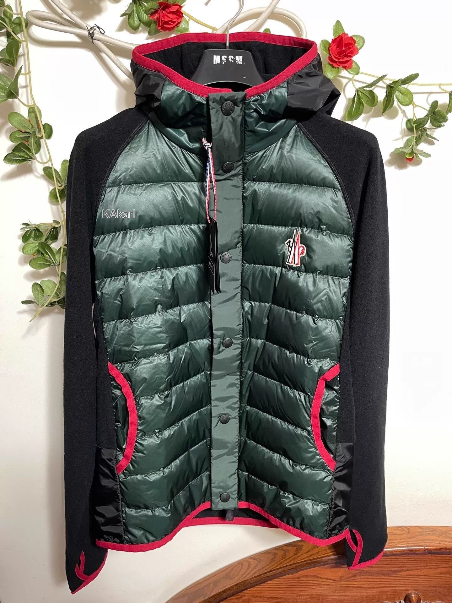 Moncler Hooded Padded Light Jacket Multi Color XL Size US XXS / EU 40 - 2 Thumbnail