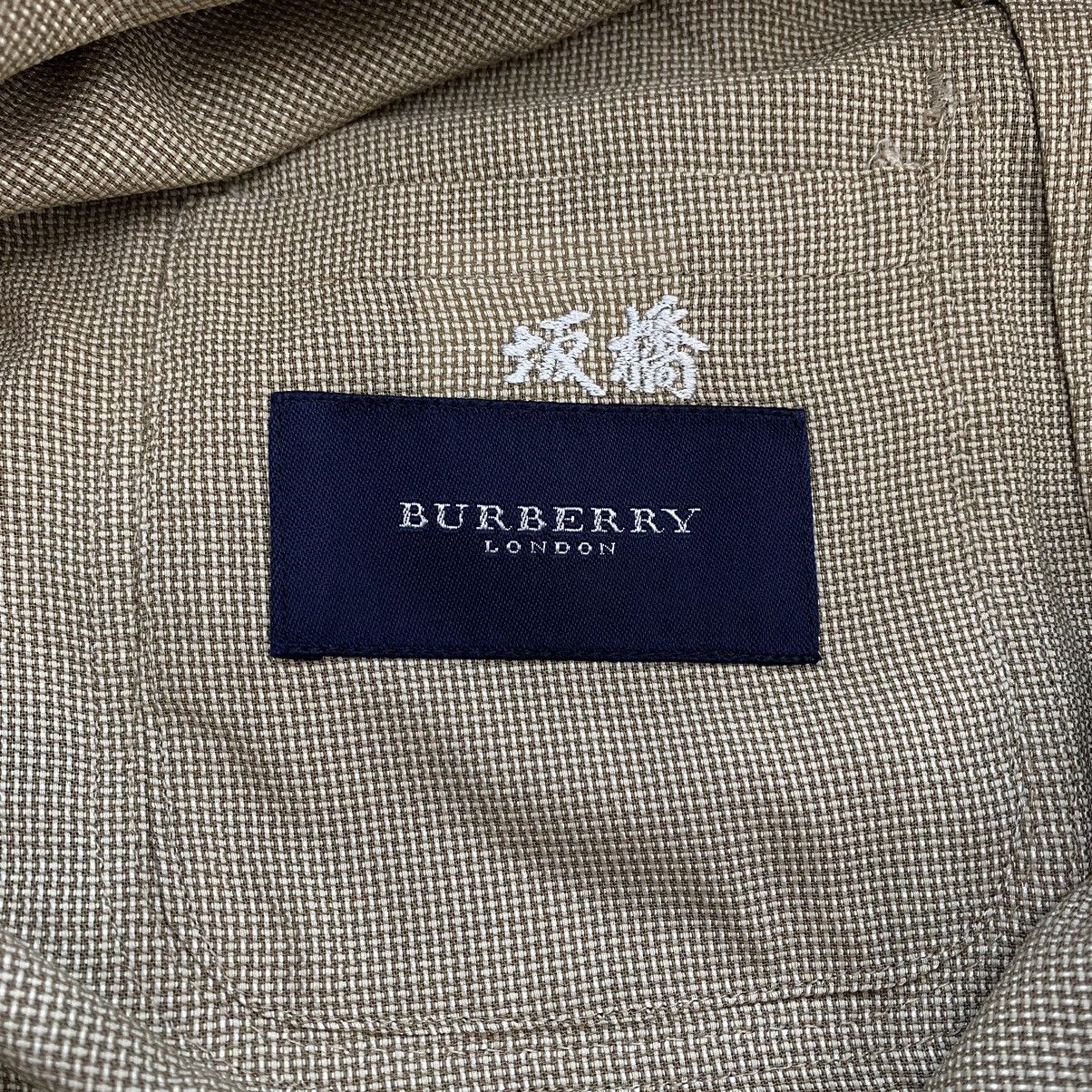 Burberry Vintage BURBERRYS LONDON Plain Beige Blazer Coat Size US L / EU 52-54 / 3 - 3 Thumbnail