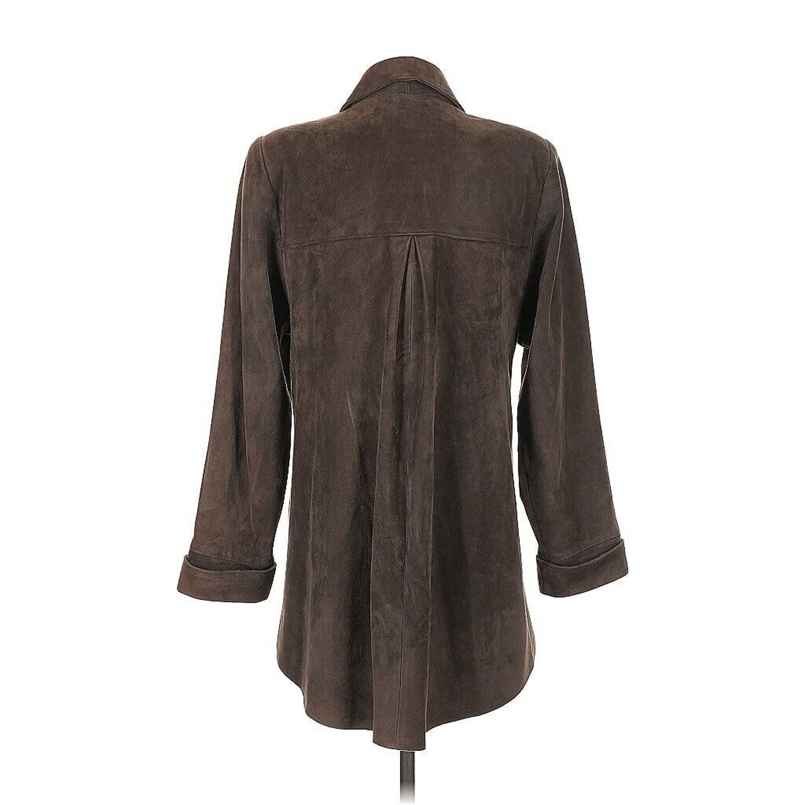 Vintage Rittmaster Carmel by the Sea Chocolate Brown Suede Jacket S Size S / US 4 / IT 40 - 2 Thumbnail