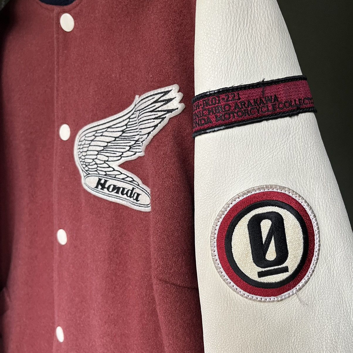 Honda AW98 Moto Varsity Jacket Size US M / EU 48-50 / 2 - 5 Thumbnail