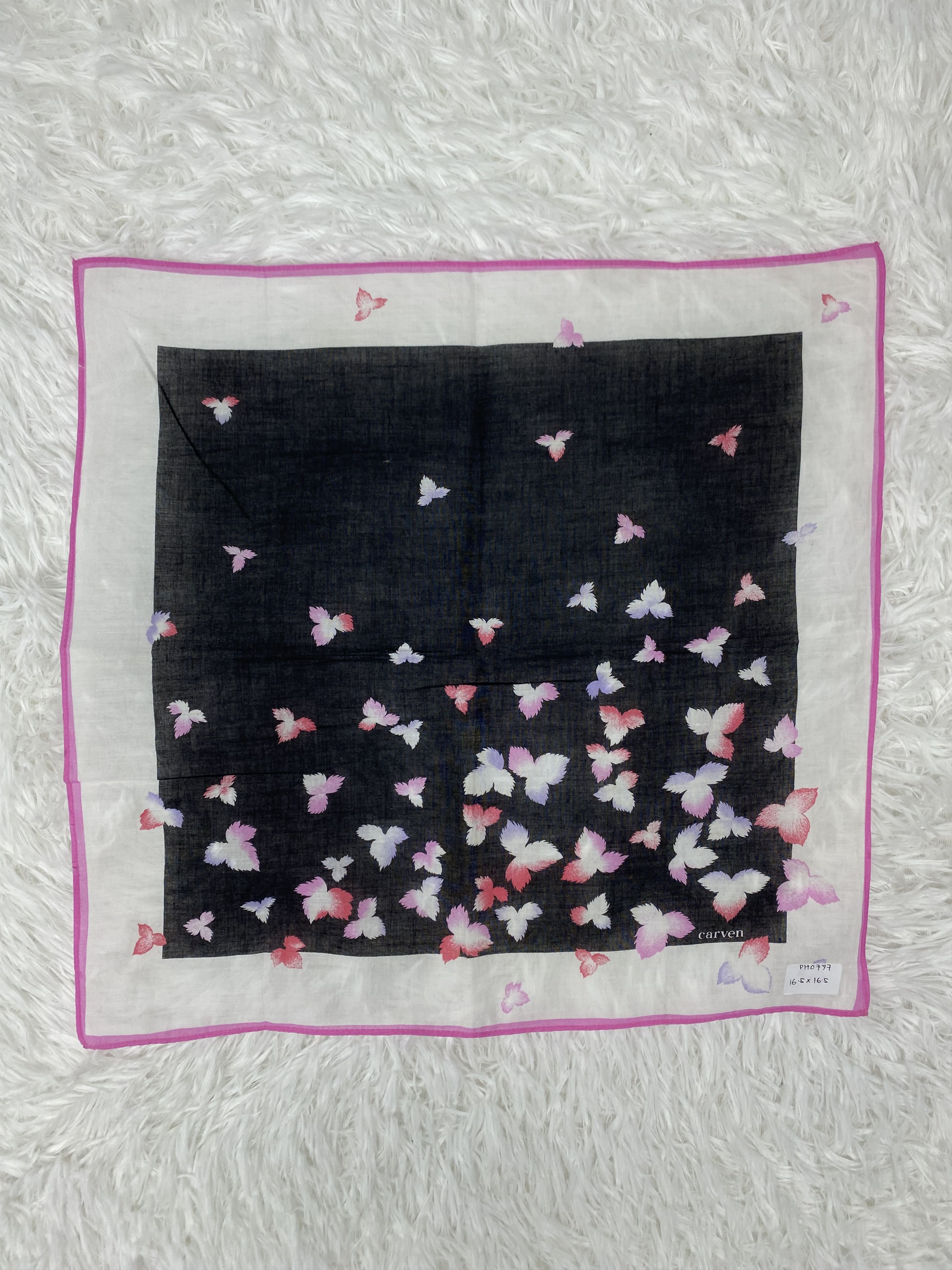 Carven × Vintage Vintage Carven Handkerchief Neckerchief PH0777 Size ONE SIZE - 3 Thumbnail