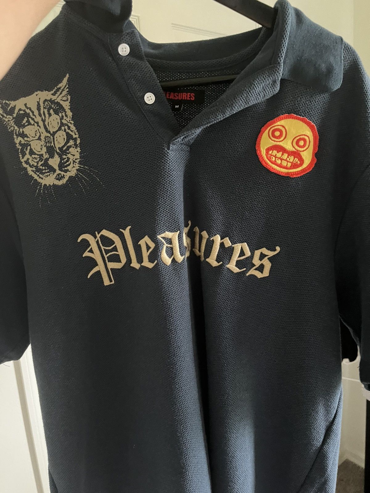Pleasures Wyatt Boxy Polo Size US M / EU 48-50 / 2 - 4 Thumbnail