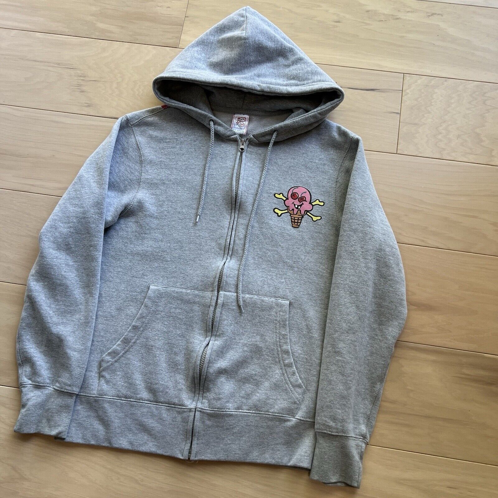 Icecream × Vintage Vintage BBC Ice Cream Jacket M Gray Full Zip Y2K Streetwear Size US M / EU 48-50 / 2 - 10 Thumbnail