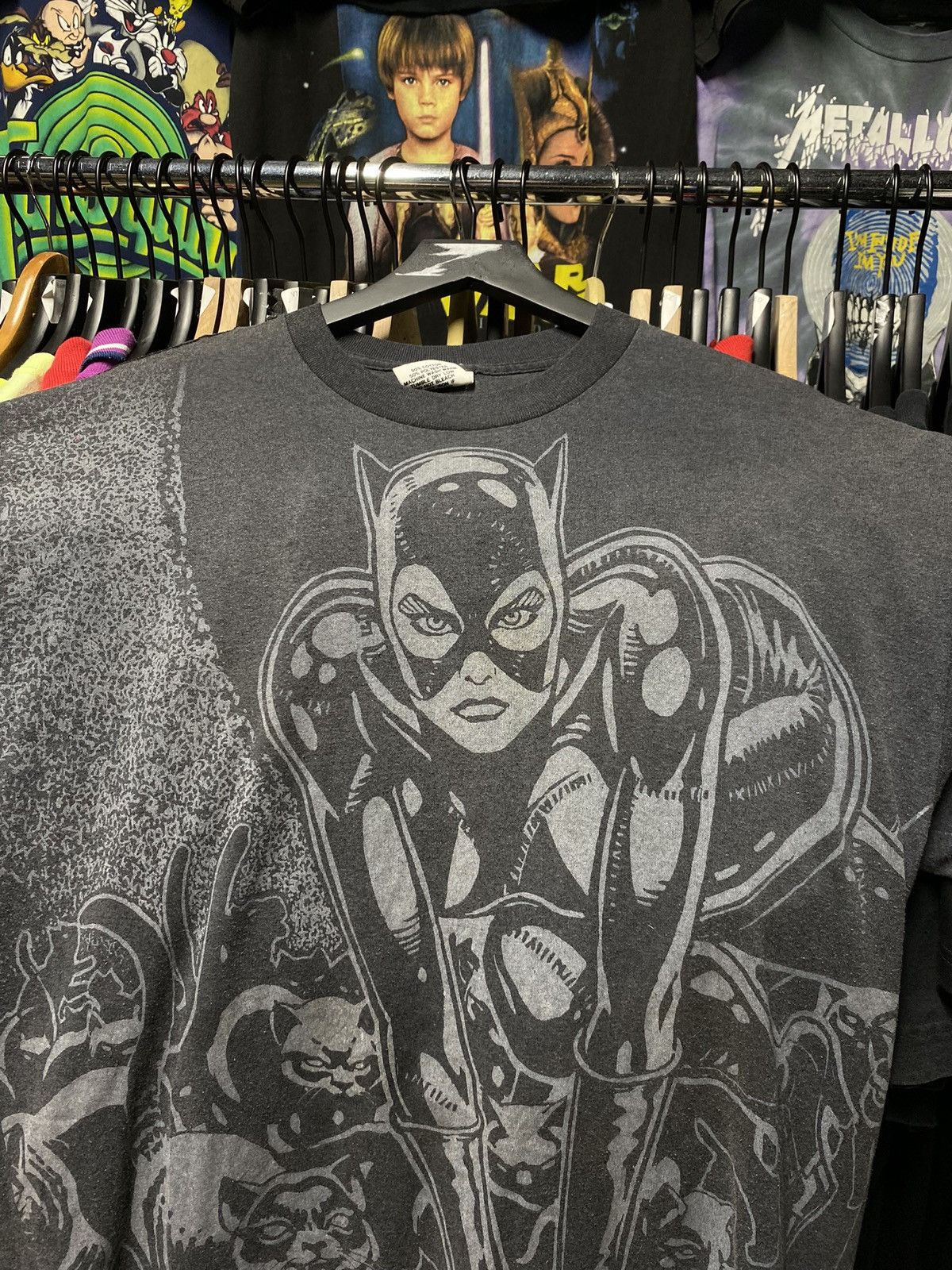 Vintage 90’s Batman Cat Women Tee Shirt Large