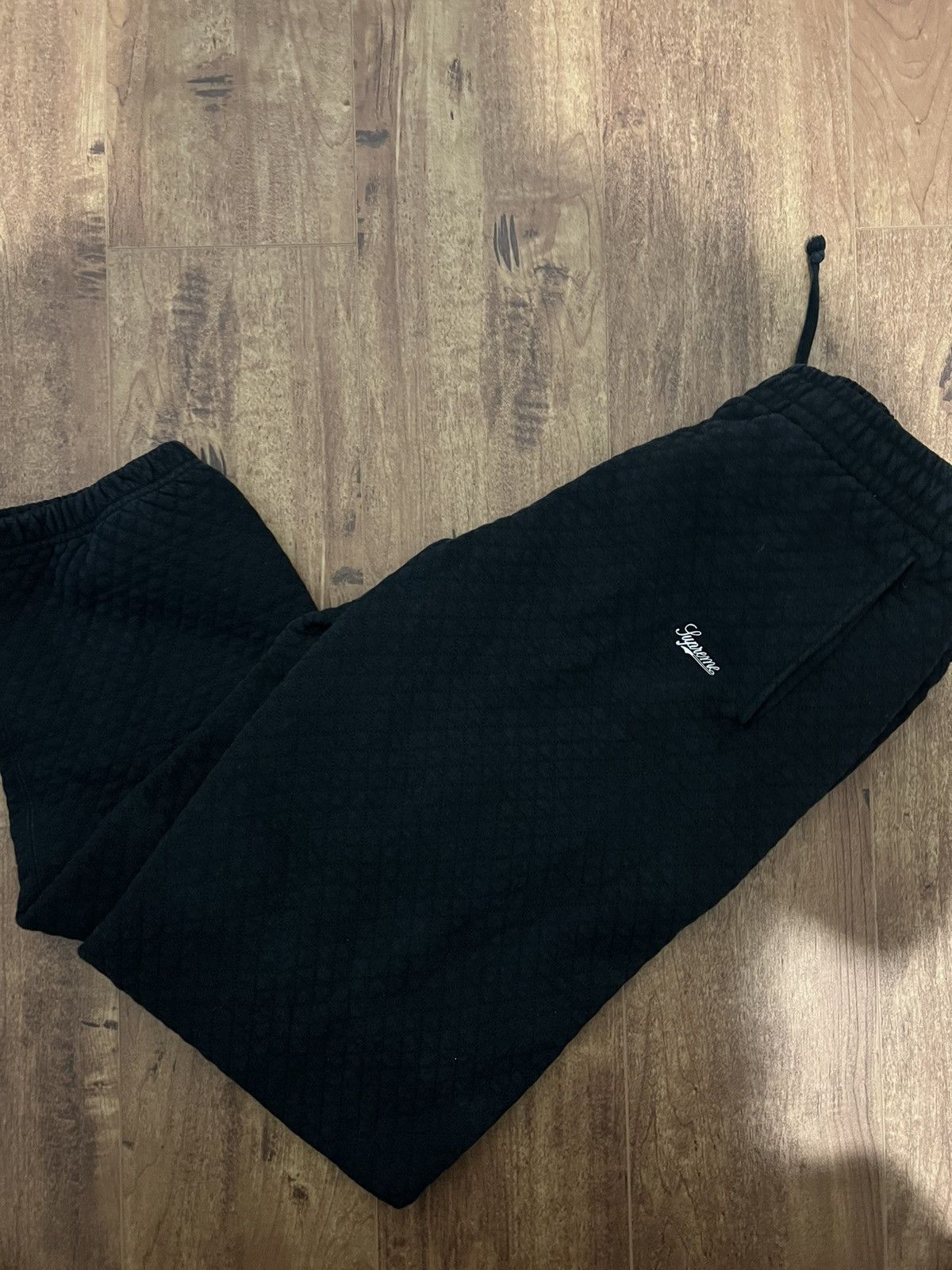 Diamond pattern supreme sweats