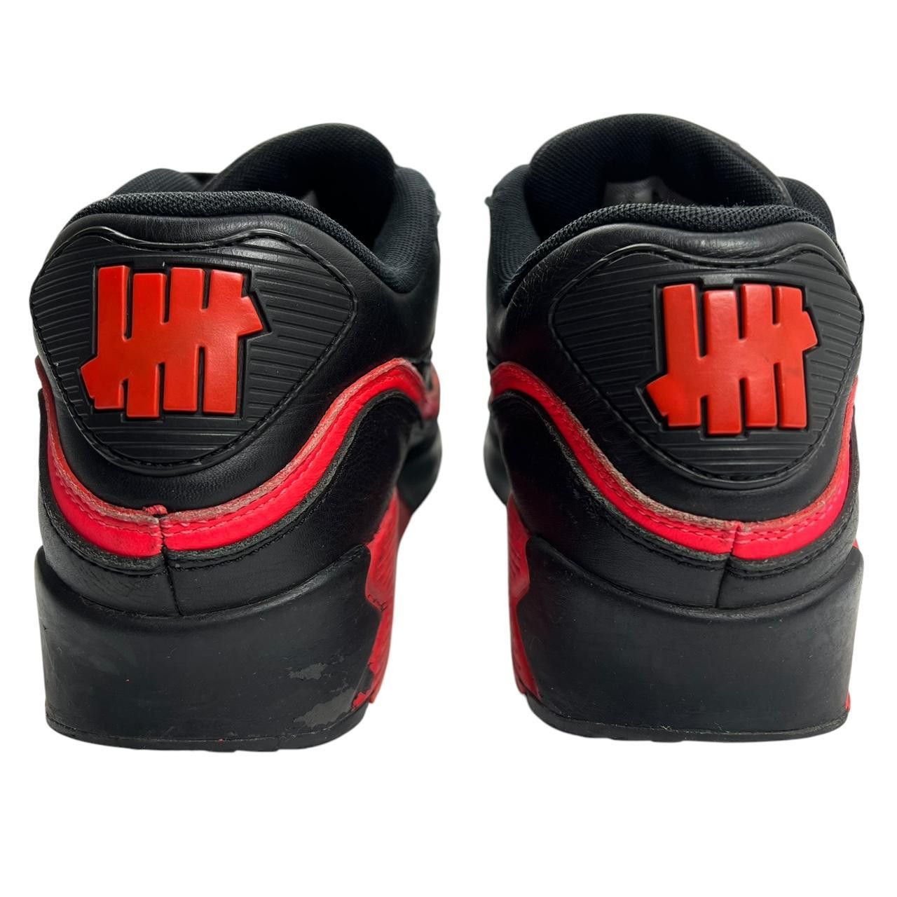 Nike × Undefeated Nike UNDFTD Air Max 90 Black Solar Red - Size US 9 / EU 42.5 Size US 9 / EU 42 - 6 Thumbnail