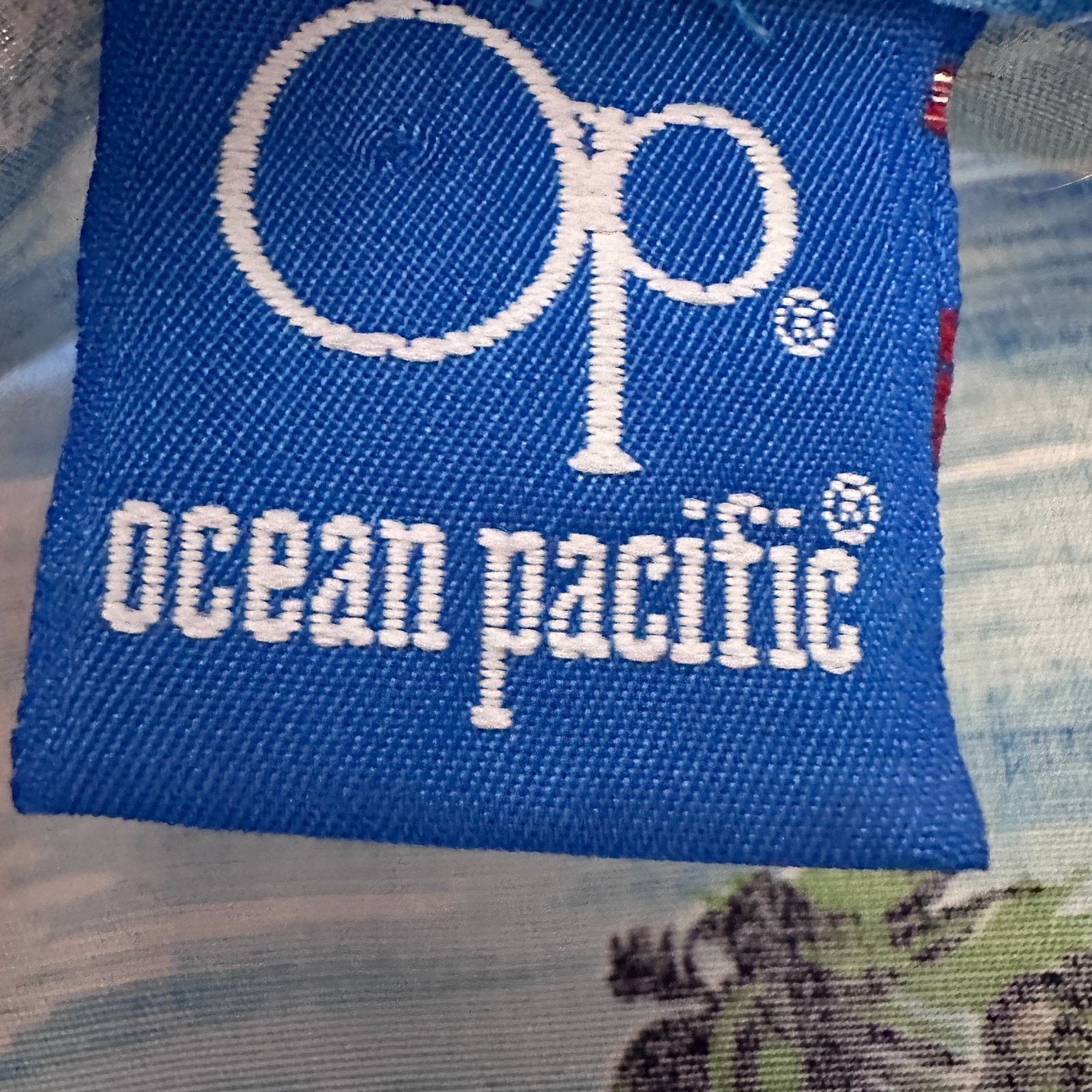 Ocean Pacific Vintage Ocean Pacific Hawaiian Shirt Men’s Large Blue Beach Size US L / EU 52-54 / 3 - 6 Thumbnail