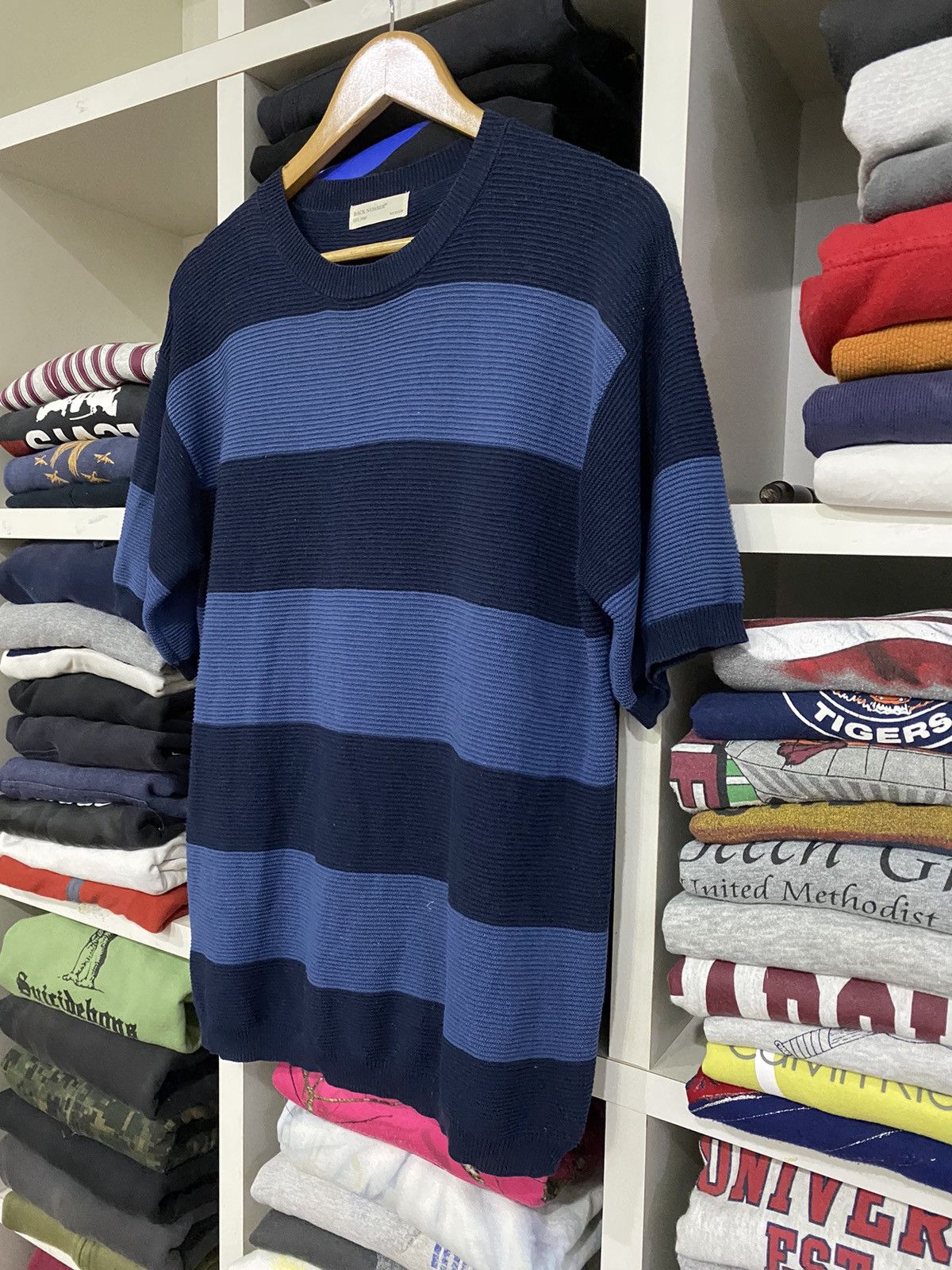 Japanese Brand Back Number Stripe Tee Size US M / EU 48-50 / 2 - 3 Thumbnail
