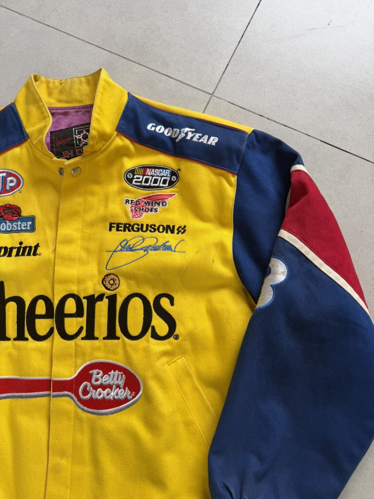 Jeff Hamilton 200s NASCAR Cheerios Racing Jacket John Andretti Size US M / EU 48-50 / 2 - 3 Thumbnail