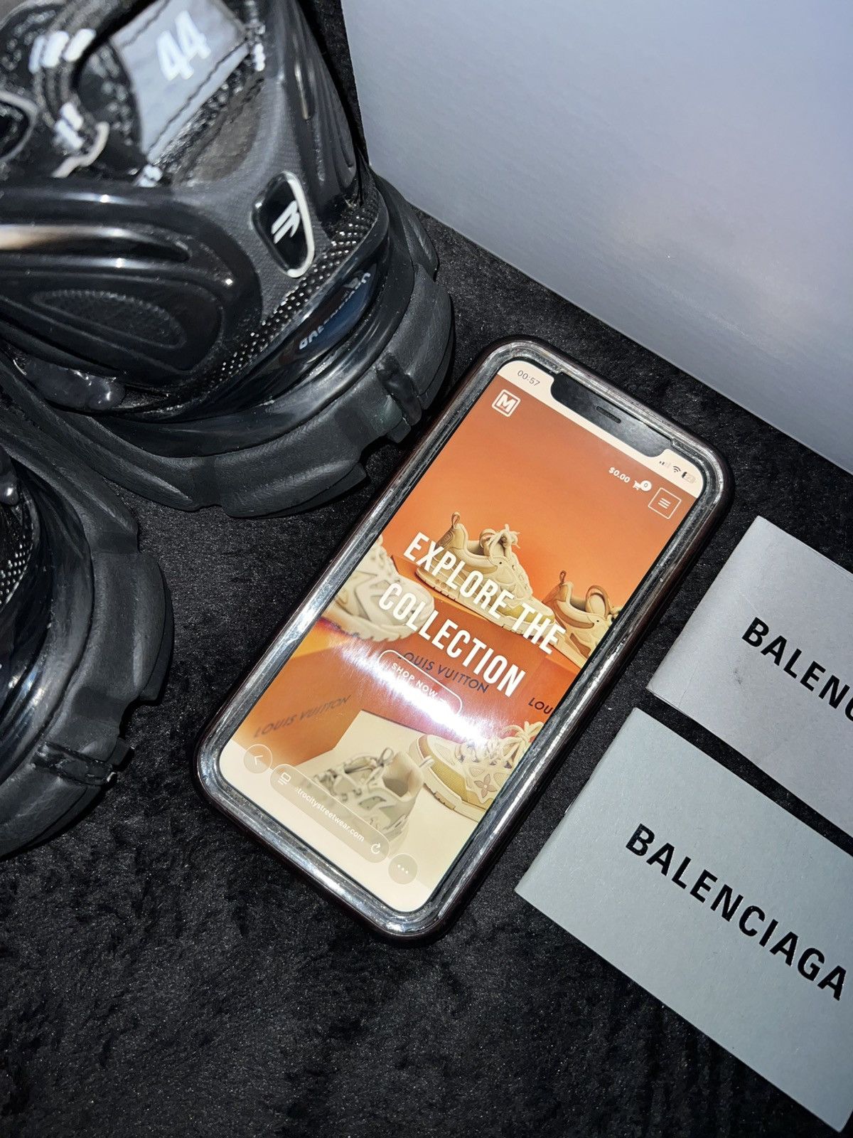 Balenciaga Balenciaga Runner “Triple Black” Made in Italy Size US 11 / EU 44 - 20 Thumbnail