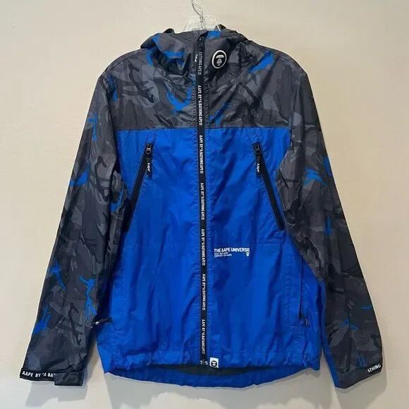 Aape × Bape Aape Camo Windbreaker Hoodie Jacket Size US M / EU 48-50 / 2 - 1 Thumbnail