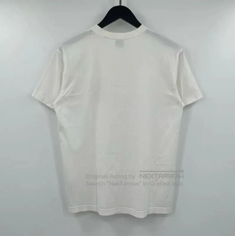 Burberry Burberry White Cotton Short Sleeve T-Shirt. Size XXS / US 00 / IT 34 - 2 Thumbnail