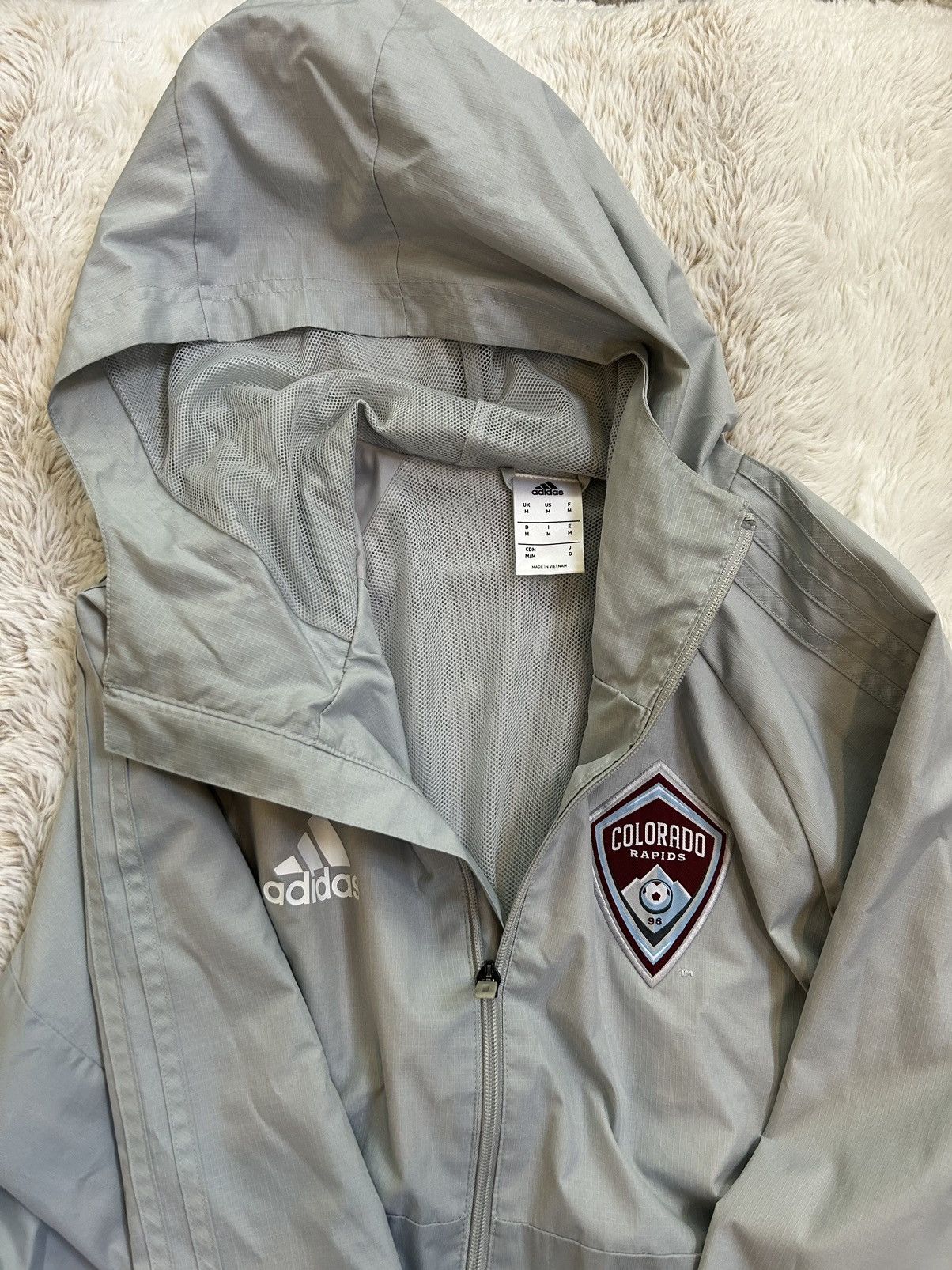 Adidas Colorado Rapids Rain Jacket Size US M / EU 48-50 / 2 - 9 Thumbnail