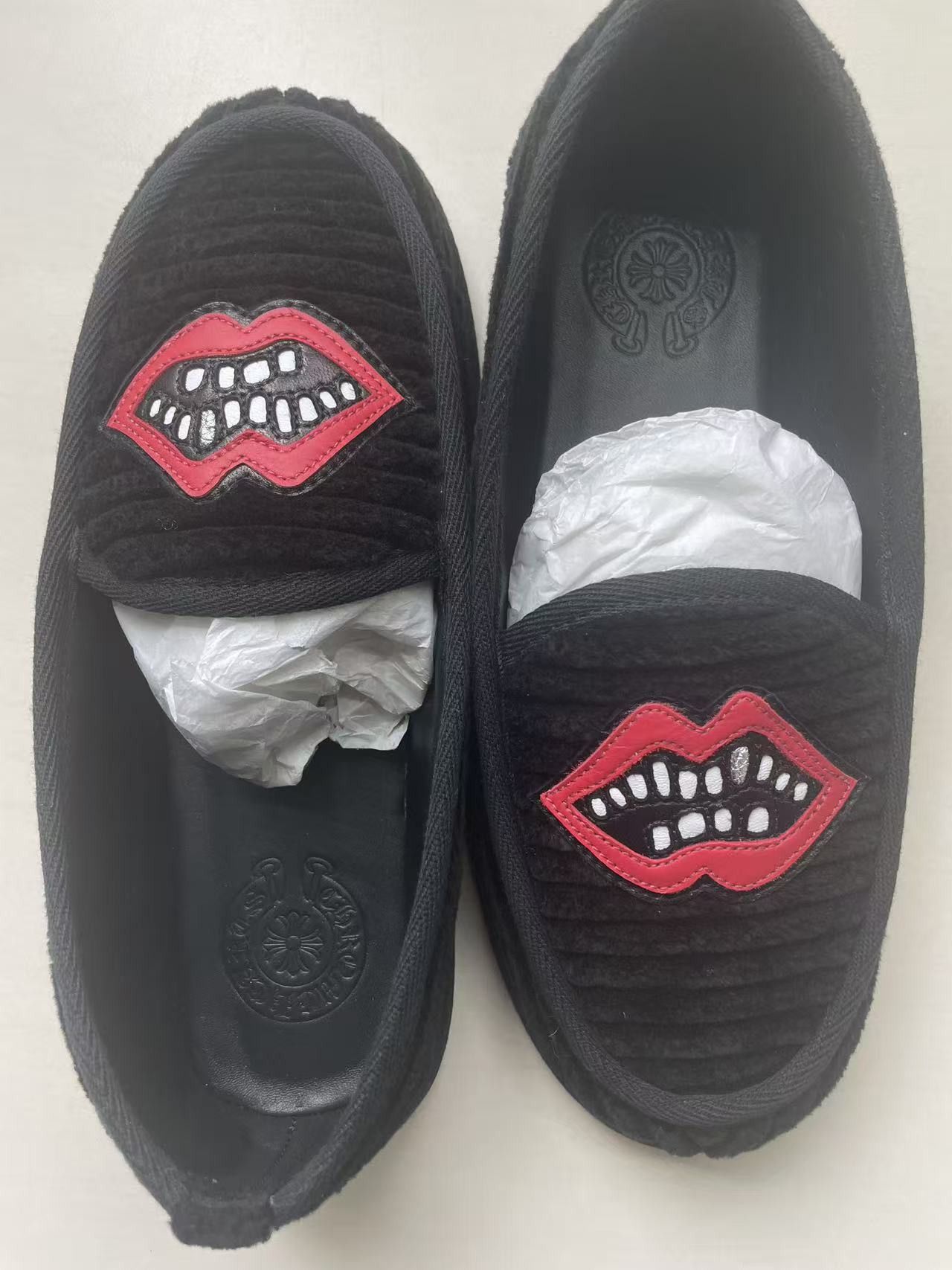 Chrome Hearts Chrome Hearts Matty Boy Chomper Patch Heavy Cord Loafers Size US 9 / IT 39 - 8 Thumbnail