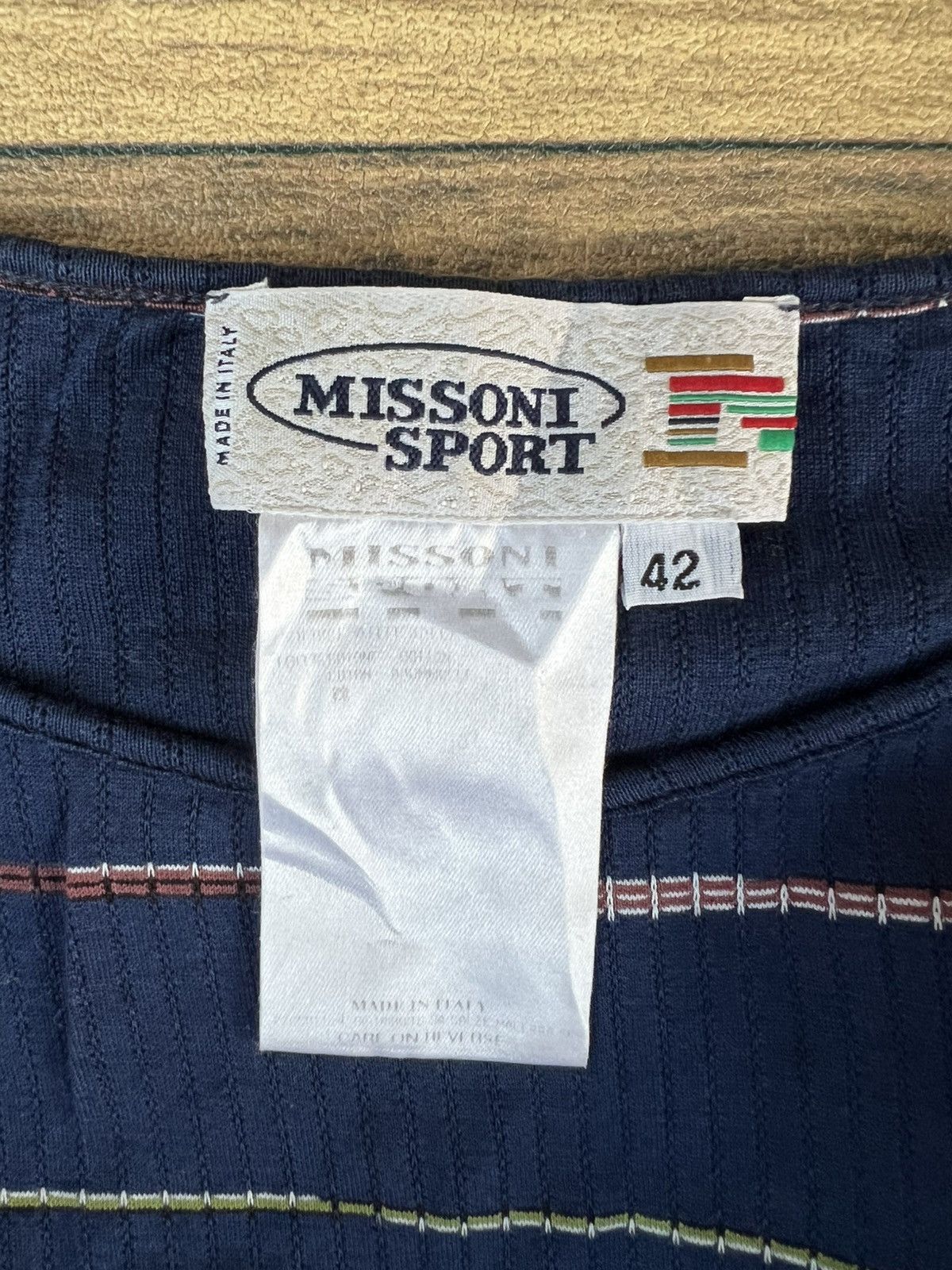 Missoni Missoni sport multi colour t shirt Size L / US 10 / IT 46 - 4 Thumbnail