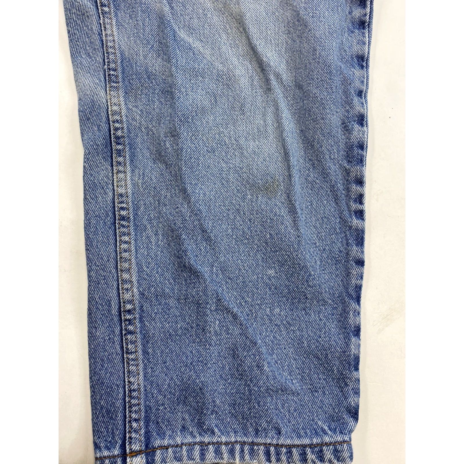 Vintage VINTAGE L.L. BEAN Jeans Womens 14P Blue Mom Jeans Denim High Rise 90s Petite Inseam 22 in Pockets Elastic Waist Womens Size 36" / US 14 / IT 50 - 5 Thumbnail