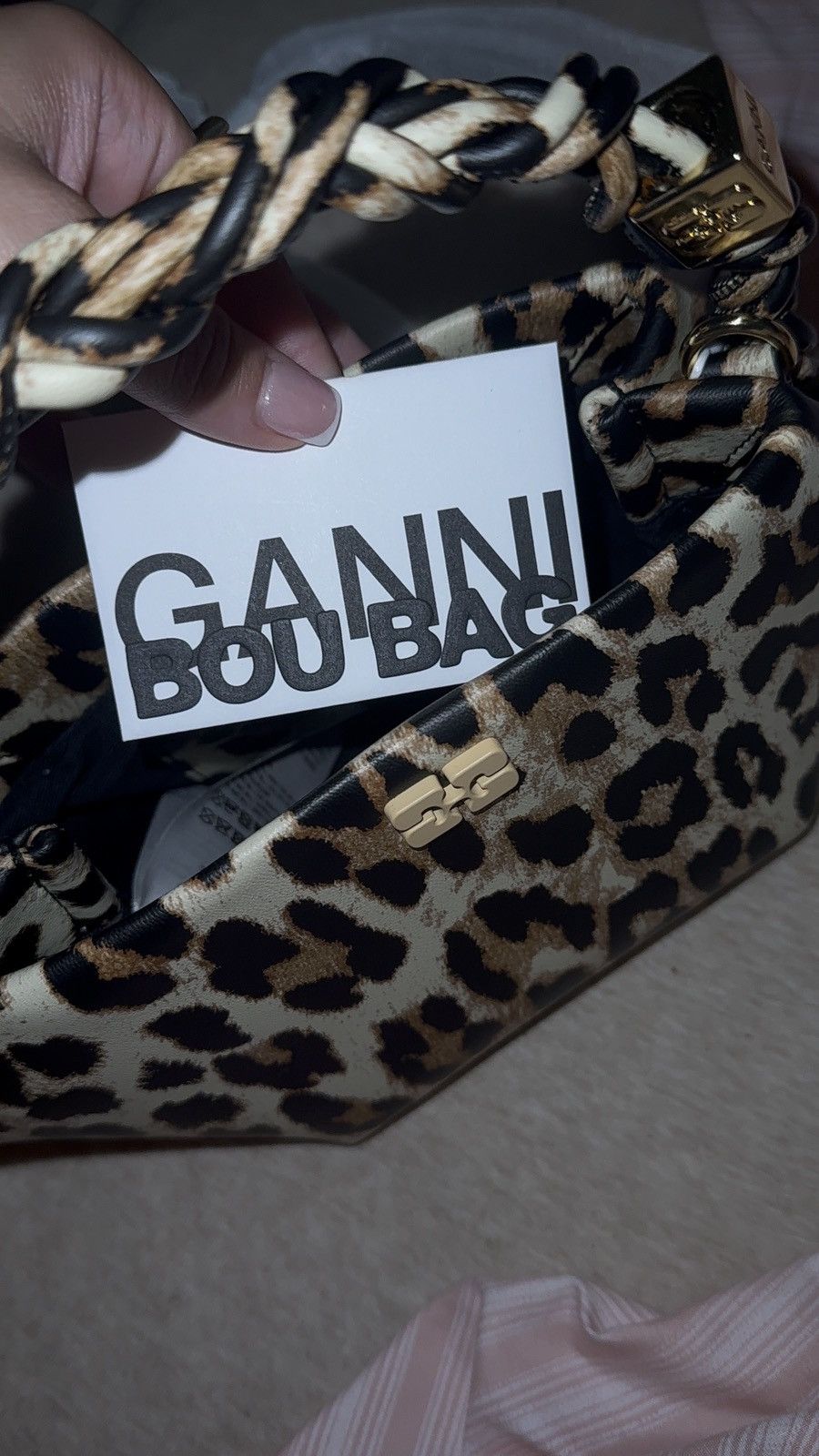 Ganni GANNI Bou Bag Leopard Size ONE SIZE - 2 Thumbnail