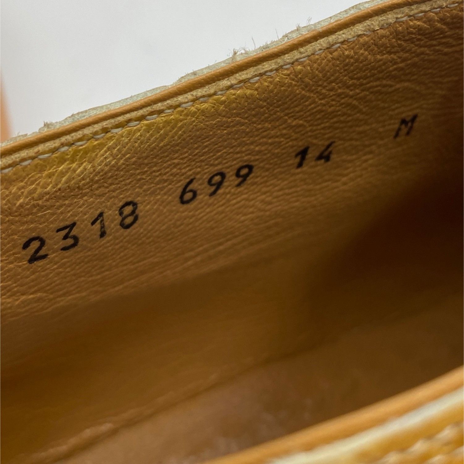 Mauri Vintage Mauri Exotic Full Alligator Men 14 Italian Tan Brown Size US 14 / EU 47 - 7 Thumbnail