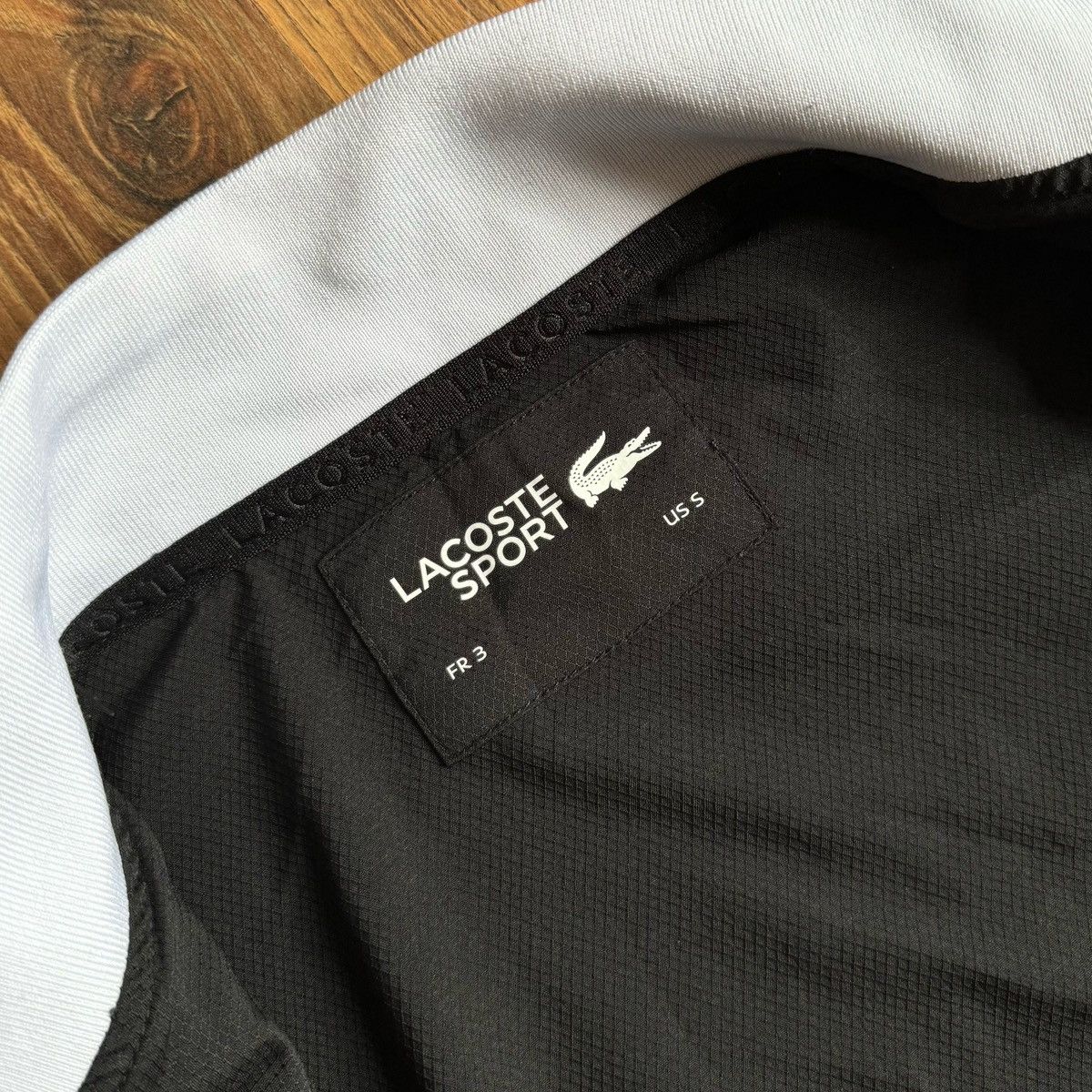 Lacoste Lacoste Sport Track Jacket Men’s S Black White Size US S / EU 44-46 / 1 - 5 Thumbnail