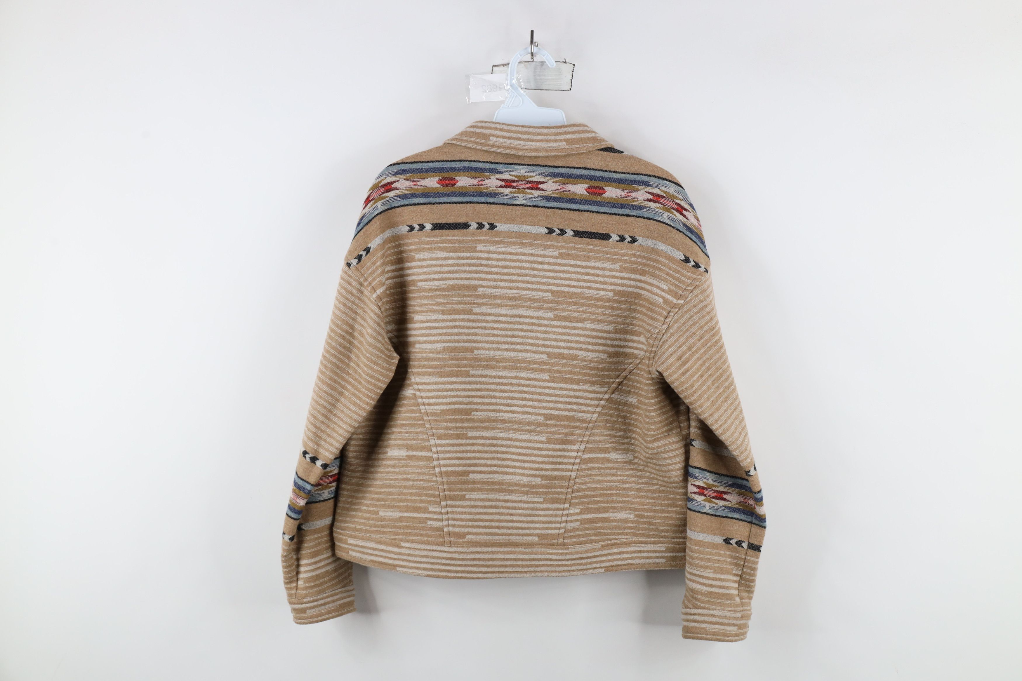 Pendleton × Vintage Vintage Pendleton Striped Southwestern Button Blazer Jacket Size XS / US 0-2 / IT 36-38 - 10 Thumbnail