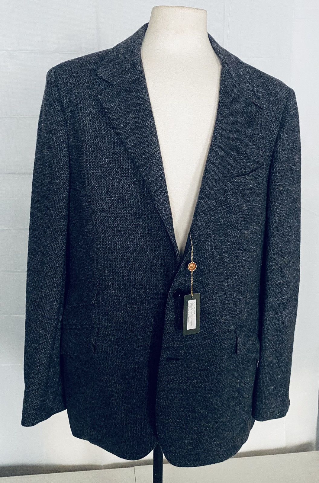Loro Piana Loro Piana 🇮🇹 Sweater Knit Wool Cashmere Goatskin Trim 56 NEW Size US XL / EU 56 / 4 - 17 Thumbnail