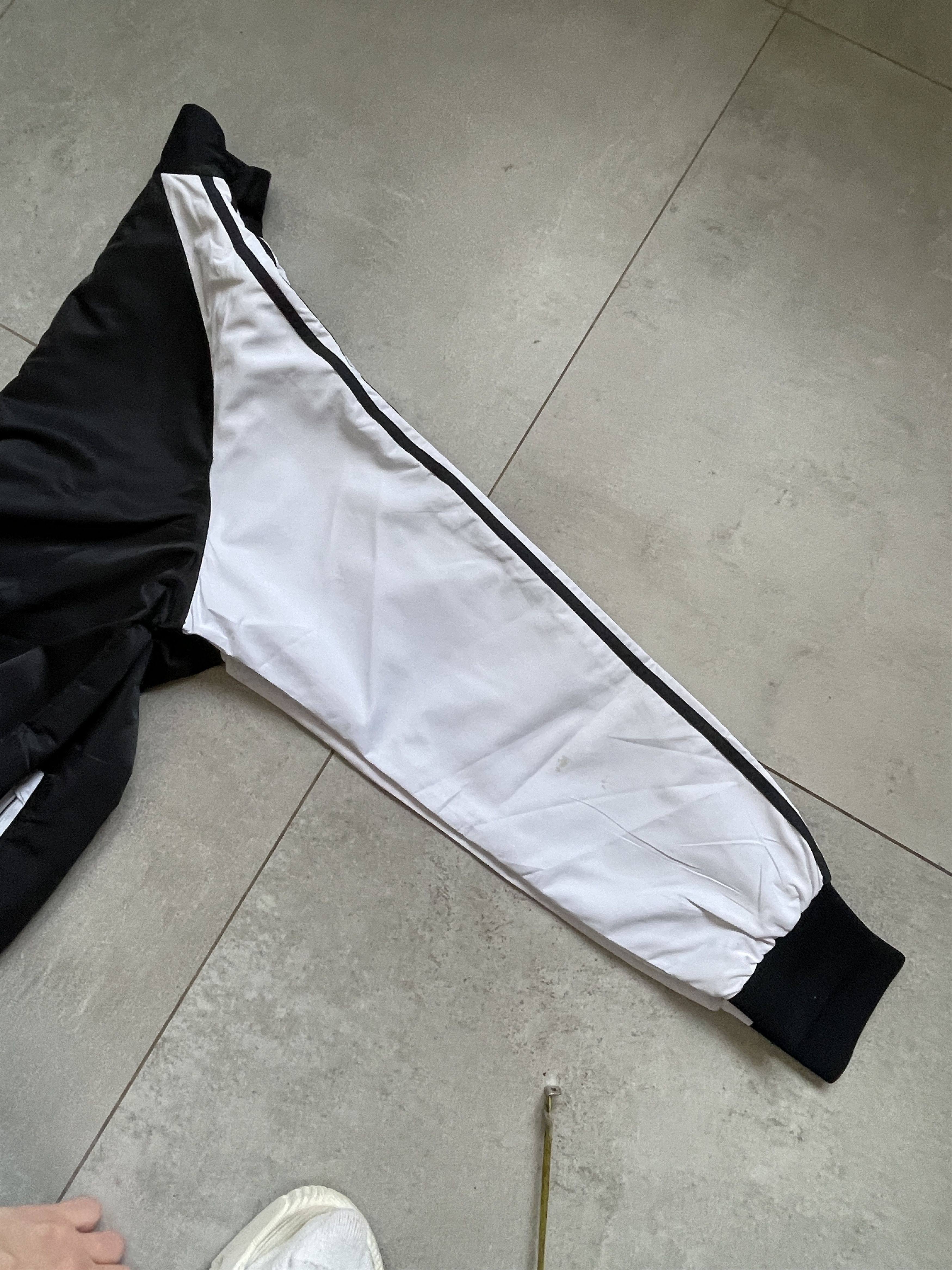 Adidas Y2K ADIDAS BLACK WHITE GERMANY BLOKECORE TRACKSUIT Size US L / EU 52-54 / 3 - 14 Thumbnail