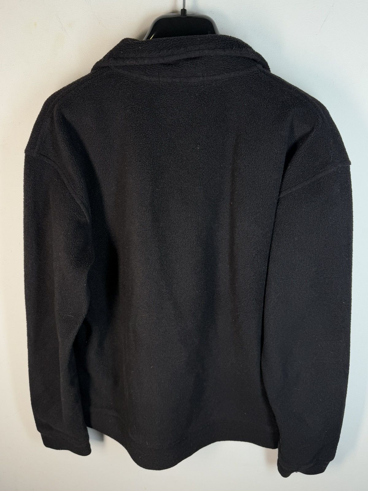Yves Saint Laurent Fleece Black YSL Sweatshirt 1/4 Zip Big Logo YSL Sweater Size US S / EU 44-46 / 1 - 11 Thumbnail
