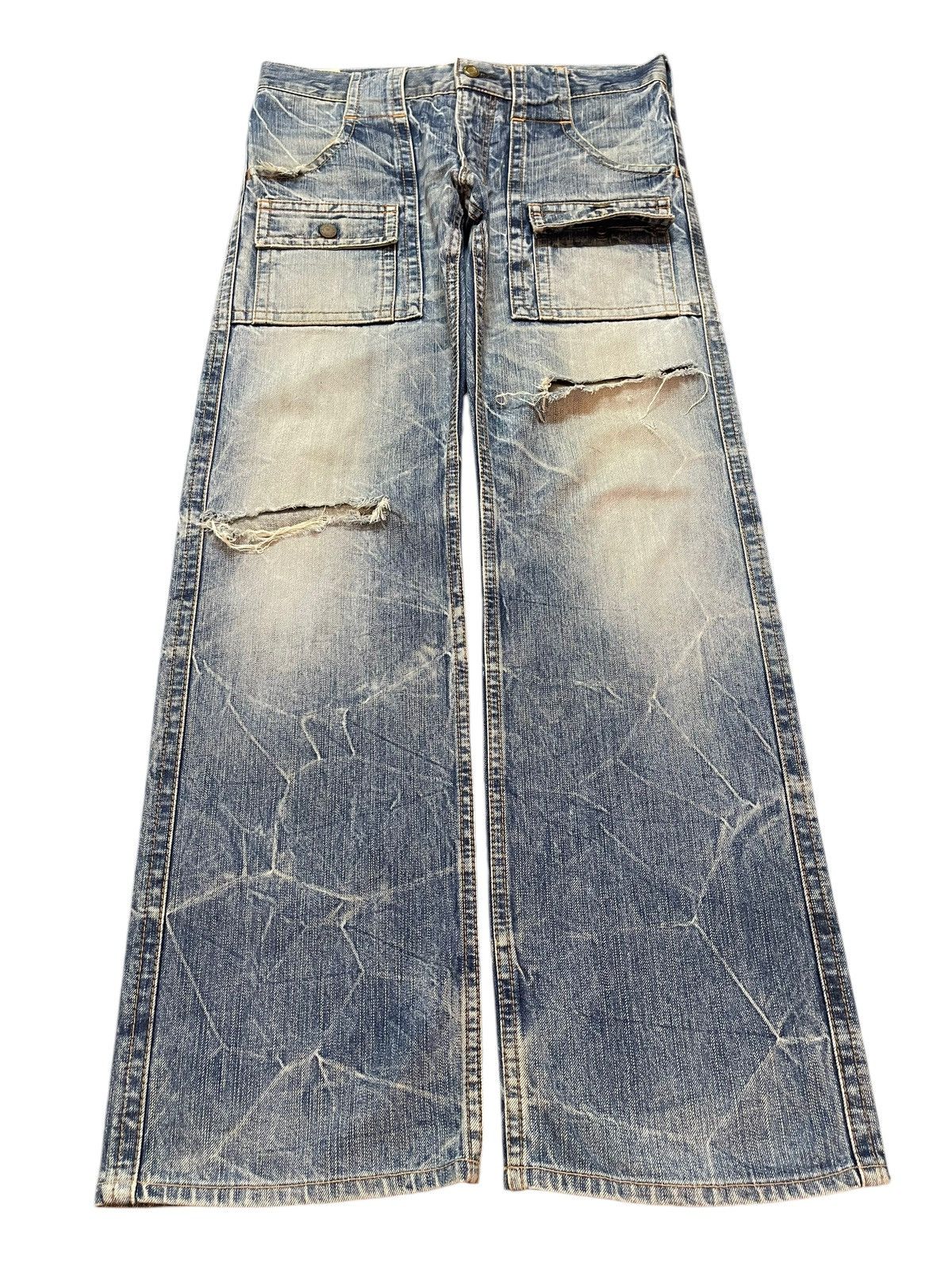 Hysteric Glamour Vintage Japanese Brand Bush Pants Thunder Wash Baggy Jeans Size US 32 / EU 48 - 1 Thumbnail