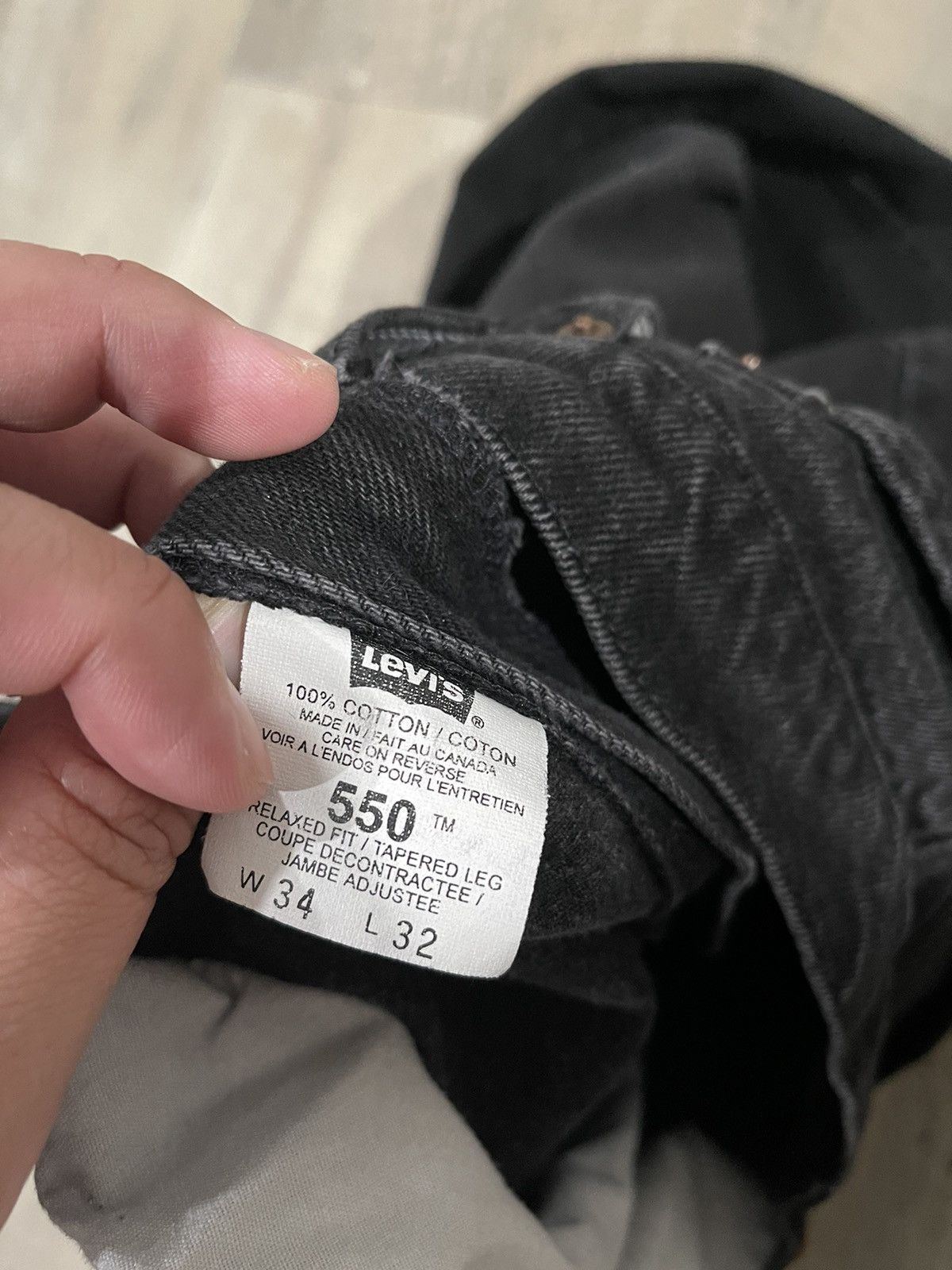Levi's Vintage Clothing Vintage levi’s 550 made in canada Size US 34 / EU 50 - 11 Thumbnail