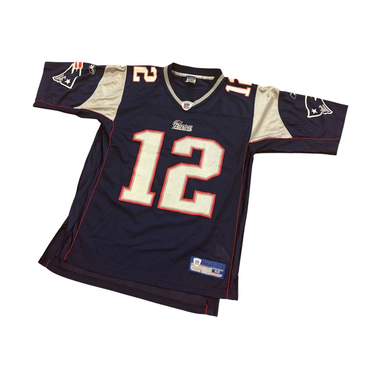 Reebok Reebok New England Patriots Tom Brady #12 Blue NFL Football Size US M / EU 48-50 / 2 - 4 Thumbnail