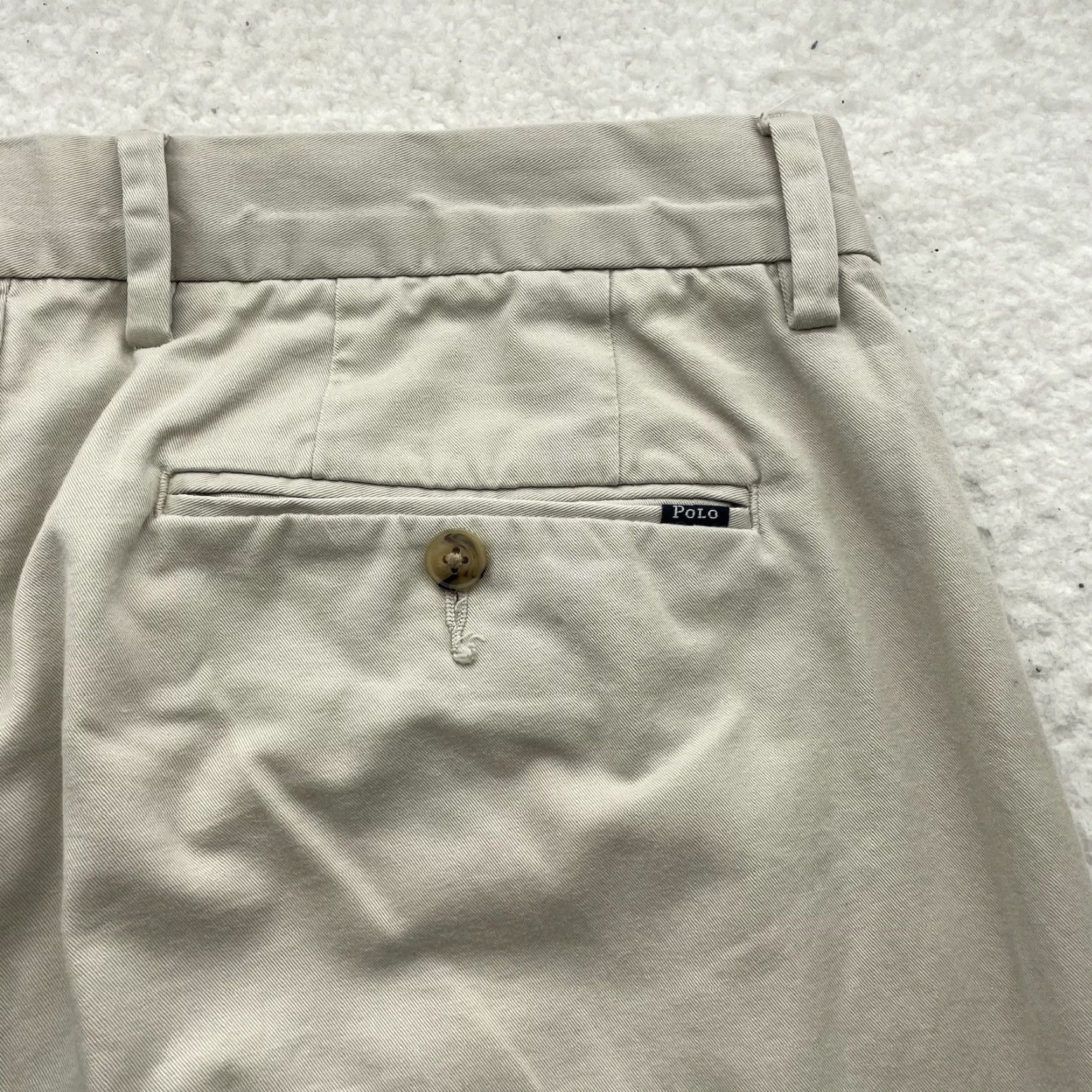 Polo Ralph Lauren Polo Ralph Lauren Chino Pants Mens 33x32 Beige Classic Fit Stretch Casual Golf Pants Size US XS / EU 42 / 0 - 5 Thumbnail