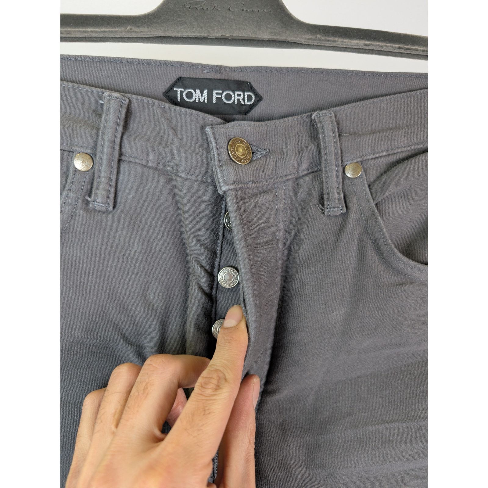 Tom Ford o1rshd1 Tapered Jeans in Grey Size US 31 - 7 Thumbnail