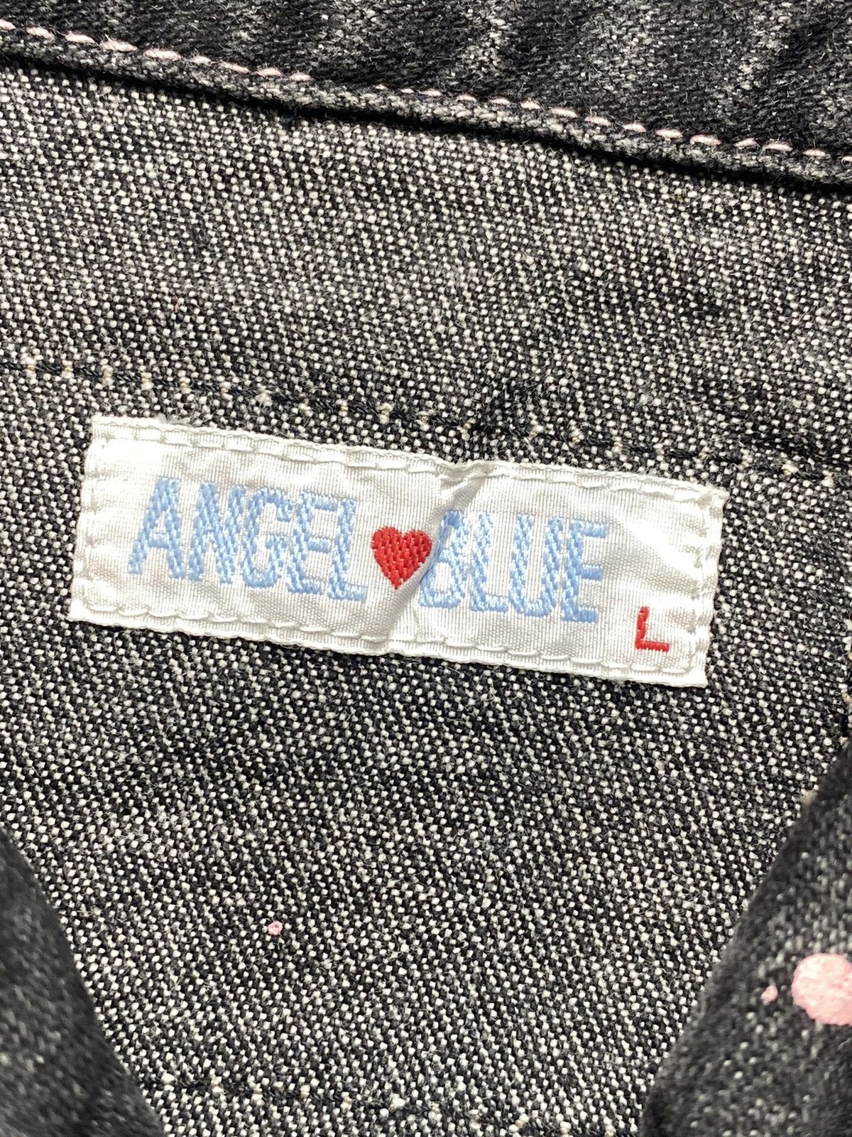 Angel Blue 2000s Angel Blue - Distressed Painter Denim Jacket Size US M / EU 48-50 / 2 - 10 Thumbnail