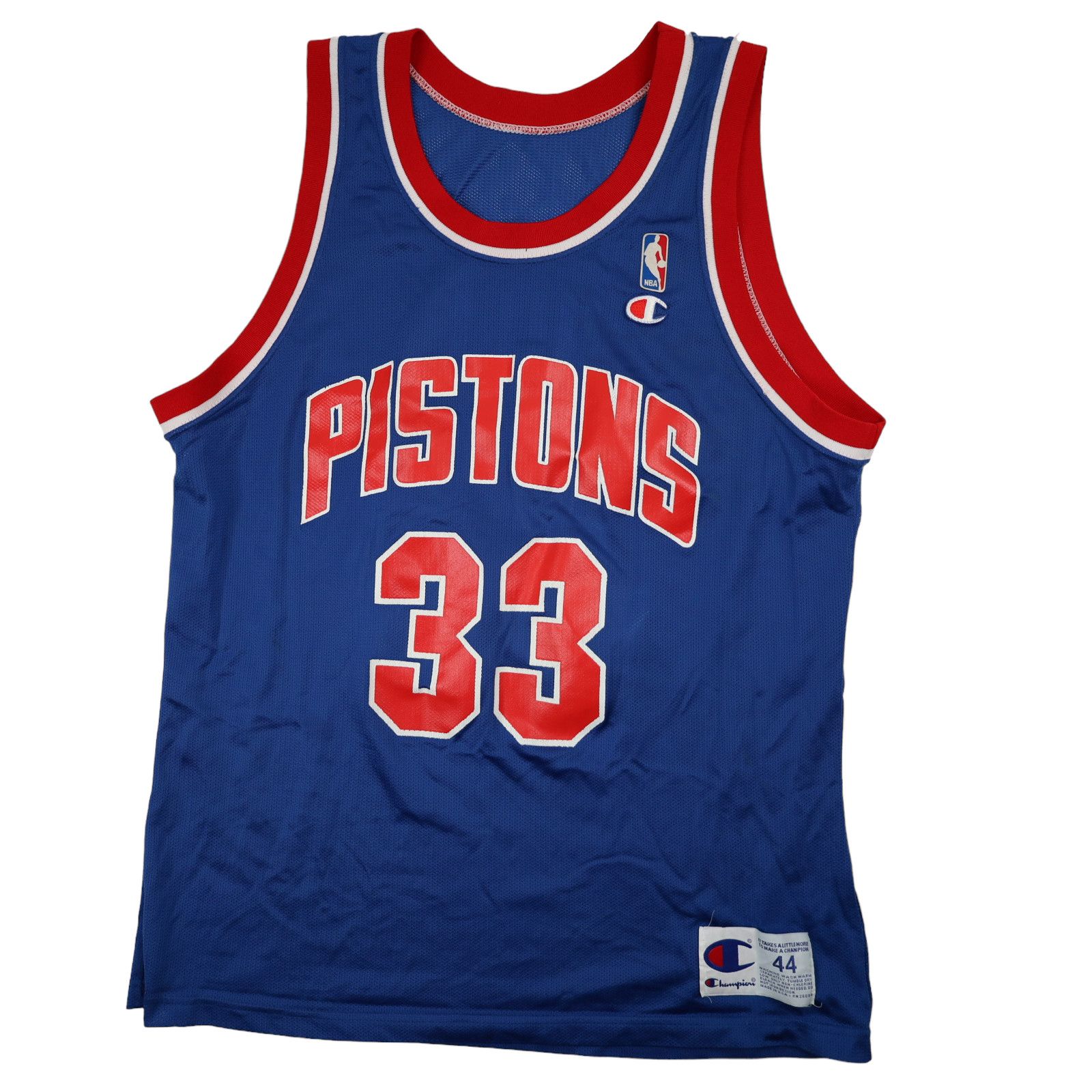 Champion × NBA × Vintage Vintage Champion Detroit Pistons #33 Grant Hill Jersey Size US L / EU 52-54 / 3 - 1 Thumbnail